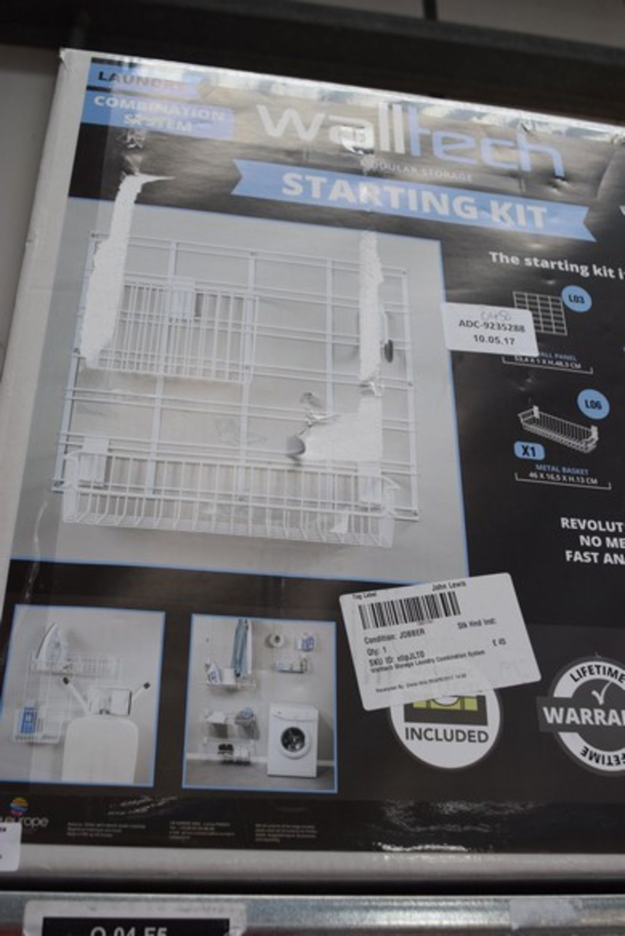 1 x BOXED WALL TECH MODULAR STARTING KIT LAUNDRY COMBINATION SYSTEM RRP £45 10.05.2017 *PLEASE