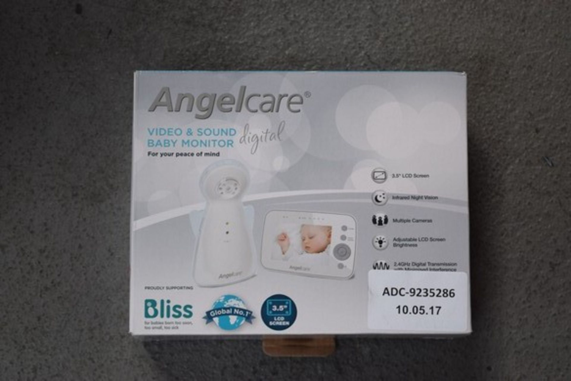 1 x ANGEL CARE VIDEO SOUND BABY MONITOR RRP £90 10.05.17 *PLEASE NOTE THAT THE BID PRICE IS