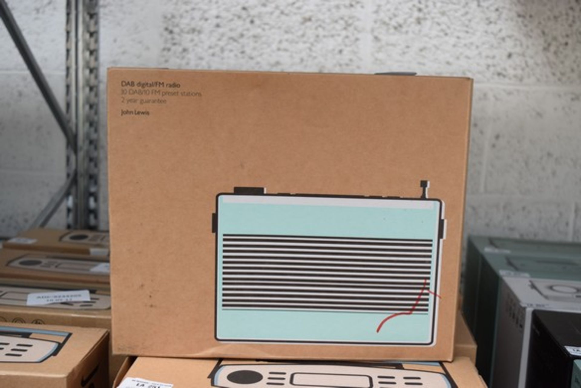 1 X BOXED JL DAB FM DIGITAL RADIO WITH 10 PRE SET STATIONS RRP £35 10.05.17