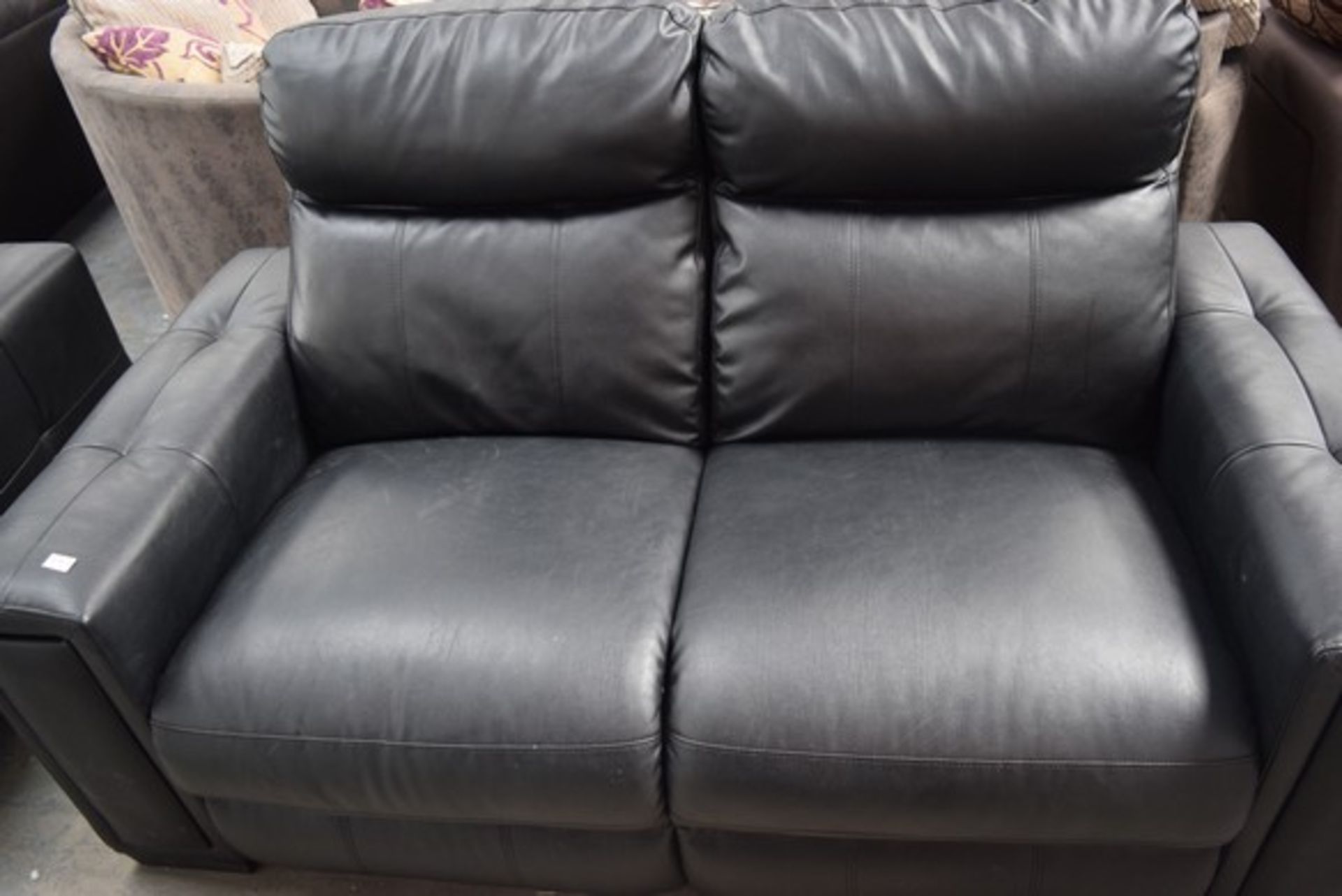 1 X FABIO 2-SEATER FAUX LEATHER SOFA RRP £400 17.05.2017