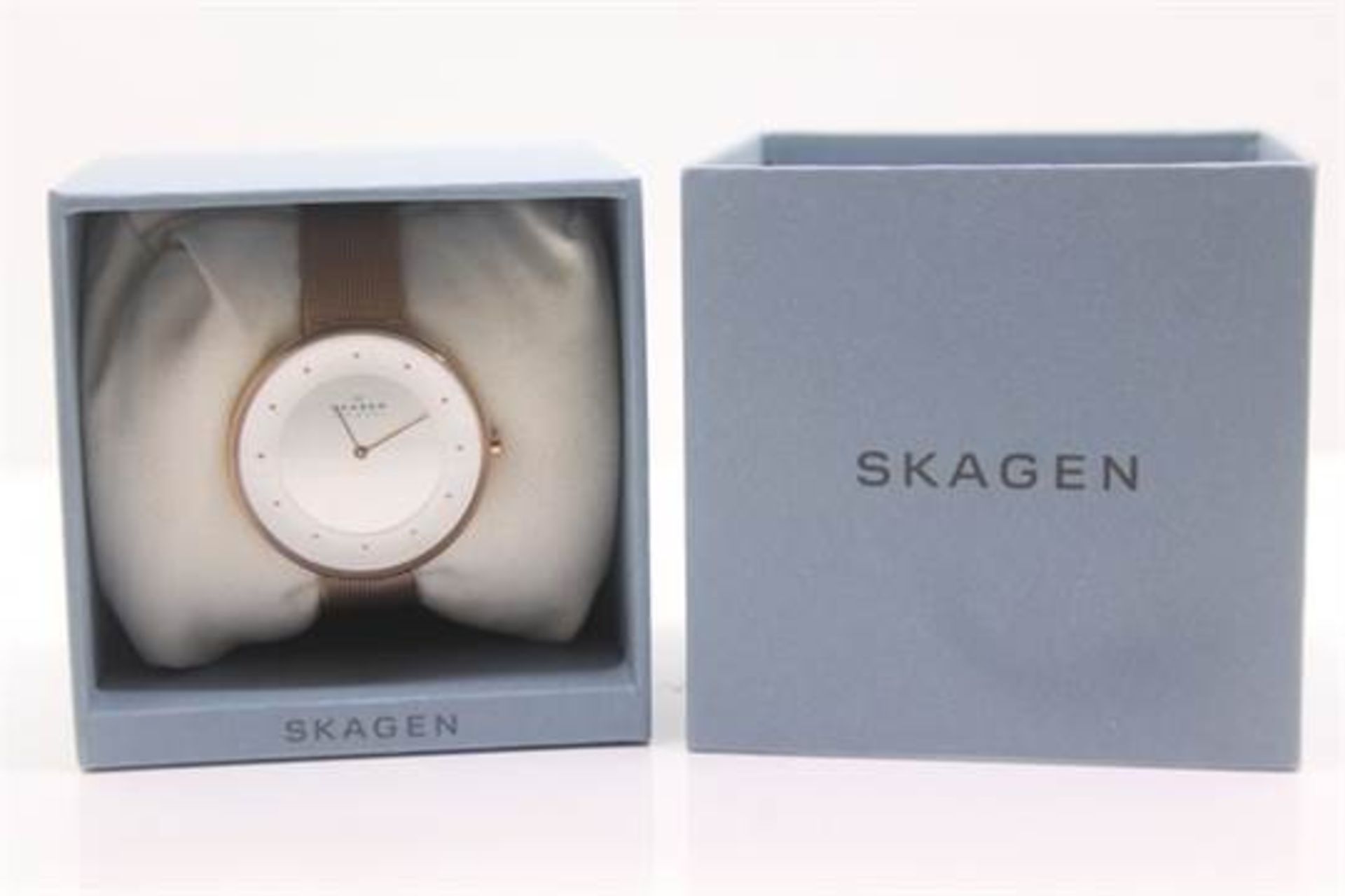 BOXED SKAGEN DENMARK DESIGNER WRIST WATCH RRP £165 (ADC-9100426)(10.04.16)