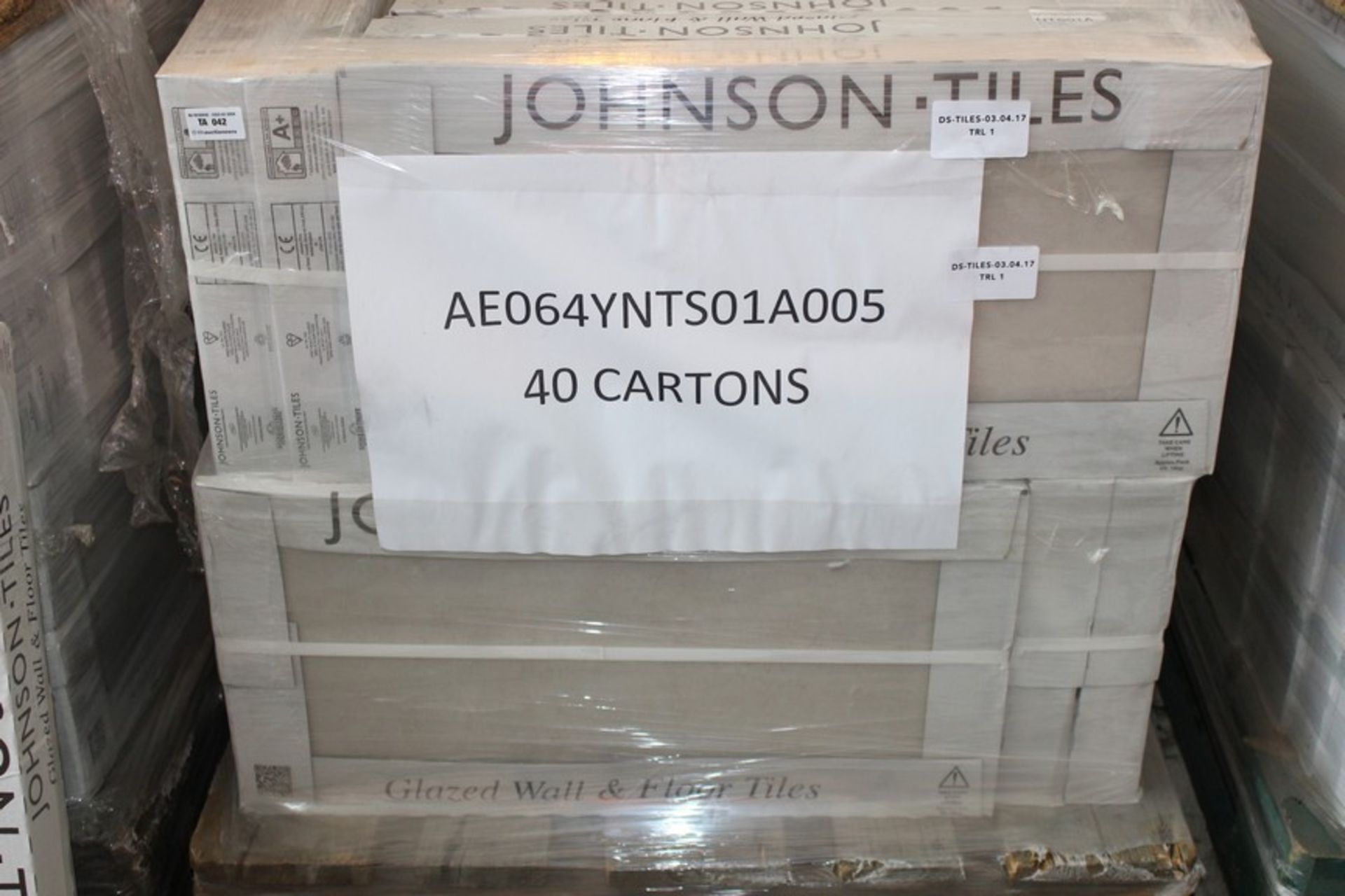 40X BY JOHNSONS TILES FACTORY SEALED GLAZED WALL TILES 300 X 600 RRP £1200 (LNTS01A) (DS-TILE) (03. - Image 3 of 3