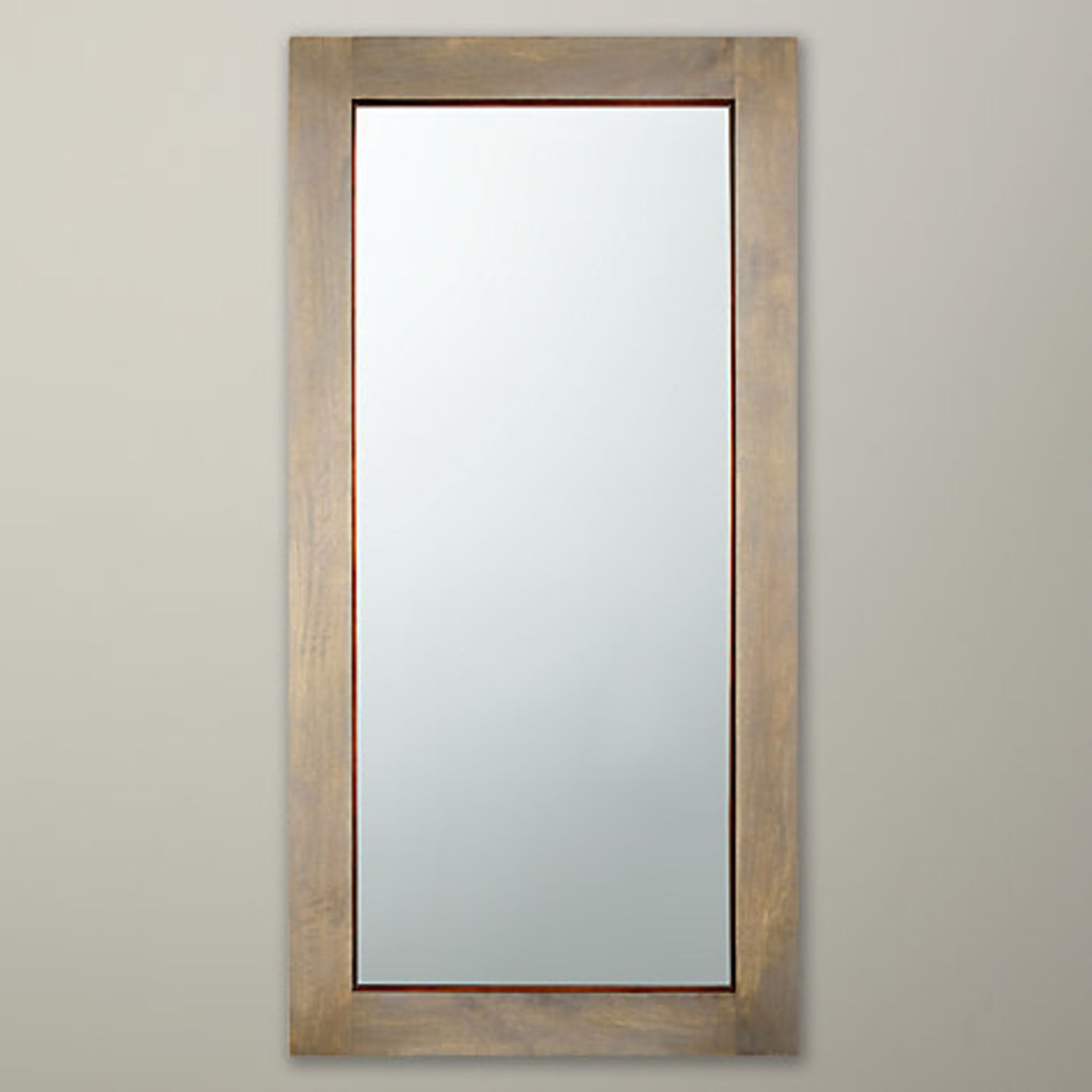 1 x BOXED ASHA WALL MIRROR IN GREY RRP £250 (22.5.17)(4014) *PLEASE NOTE THAT THE BID PRICE IS