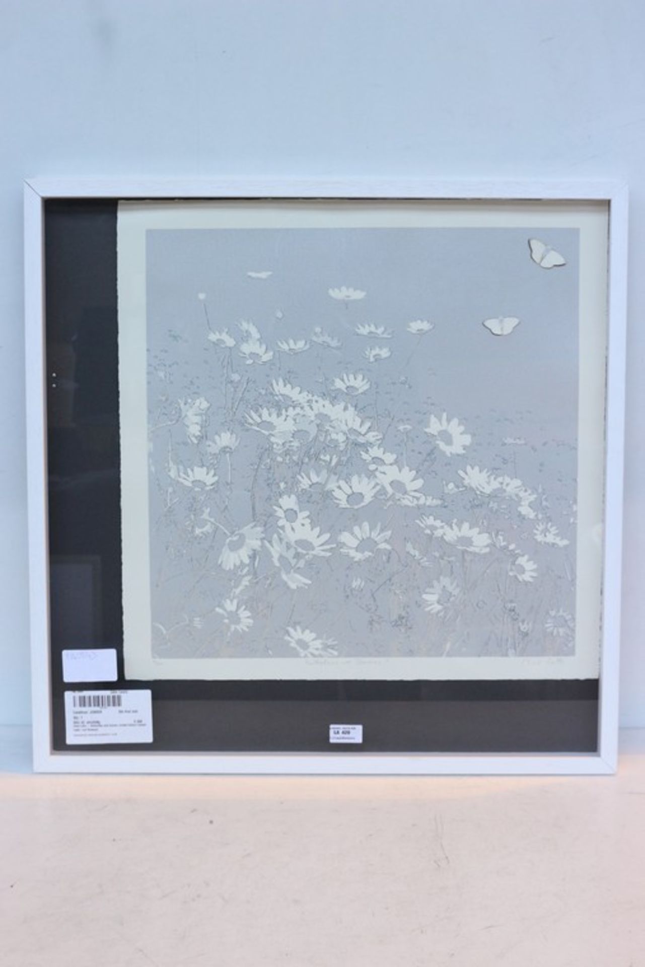 1 x CLAIRE CUTS BUTTERFLIES AND DAISIES LIMITED EDITION FRAMED LASER CUT FRAME RRP £400 (22.5.17) *