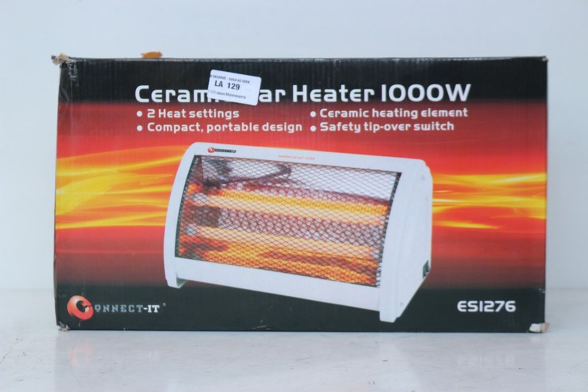 3 x BOXED CERAMIC BAR HEATERS 1000W *PLEASE NOTE THAT THE BID PRICE IS MULTIPLIED BY THE NUMBER OF