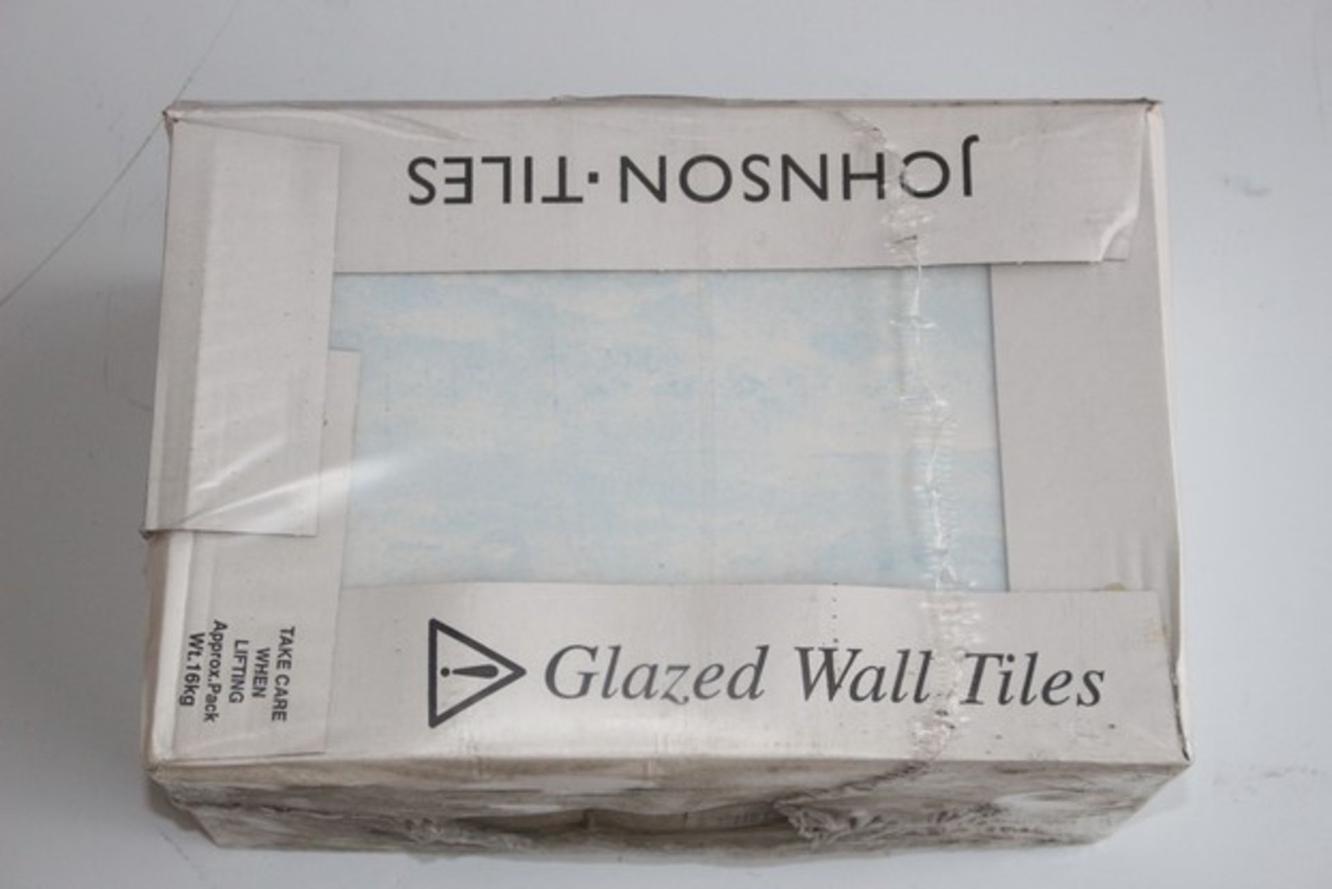1X PALLET TO CONTAIN 42 FACTORY SEALED BY JOHNSONS TILES GLAZED WALL AND FLOOR TILES HORIZON BLUE - Image 2 of 3