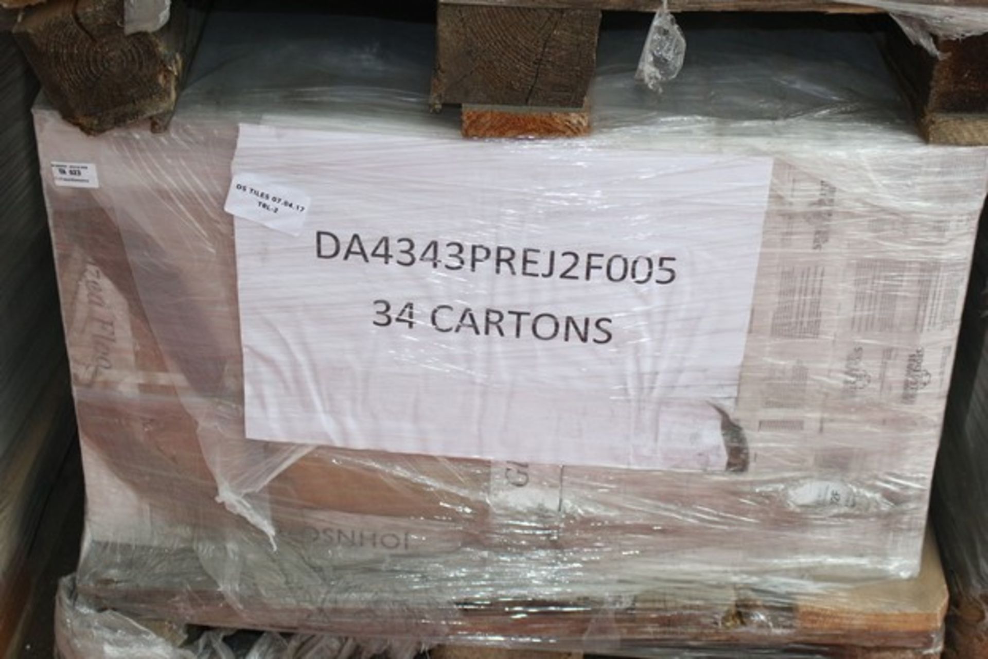1X PALLET TO CONTAIN 34 FACTORY SEALED BY JOHNSONS TILES GLAZED FLOOR AND WALL TILES 430 X 430MM RRP - Image 3 of 3