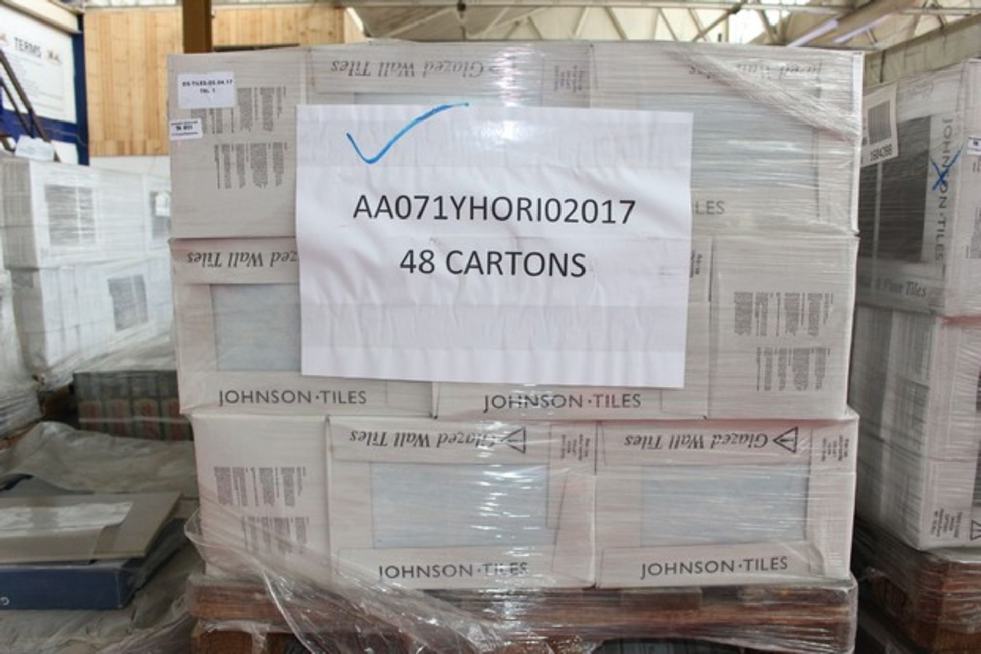 1X PALLET TO CONTAIN 48 FACTORY SEALED BY JOHNSONS TILES GLAZED WALL TILES 300 X 200MM HORIZON - Image 3 of 3