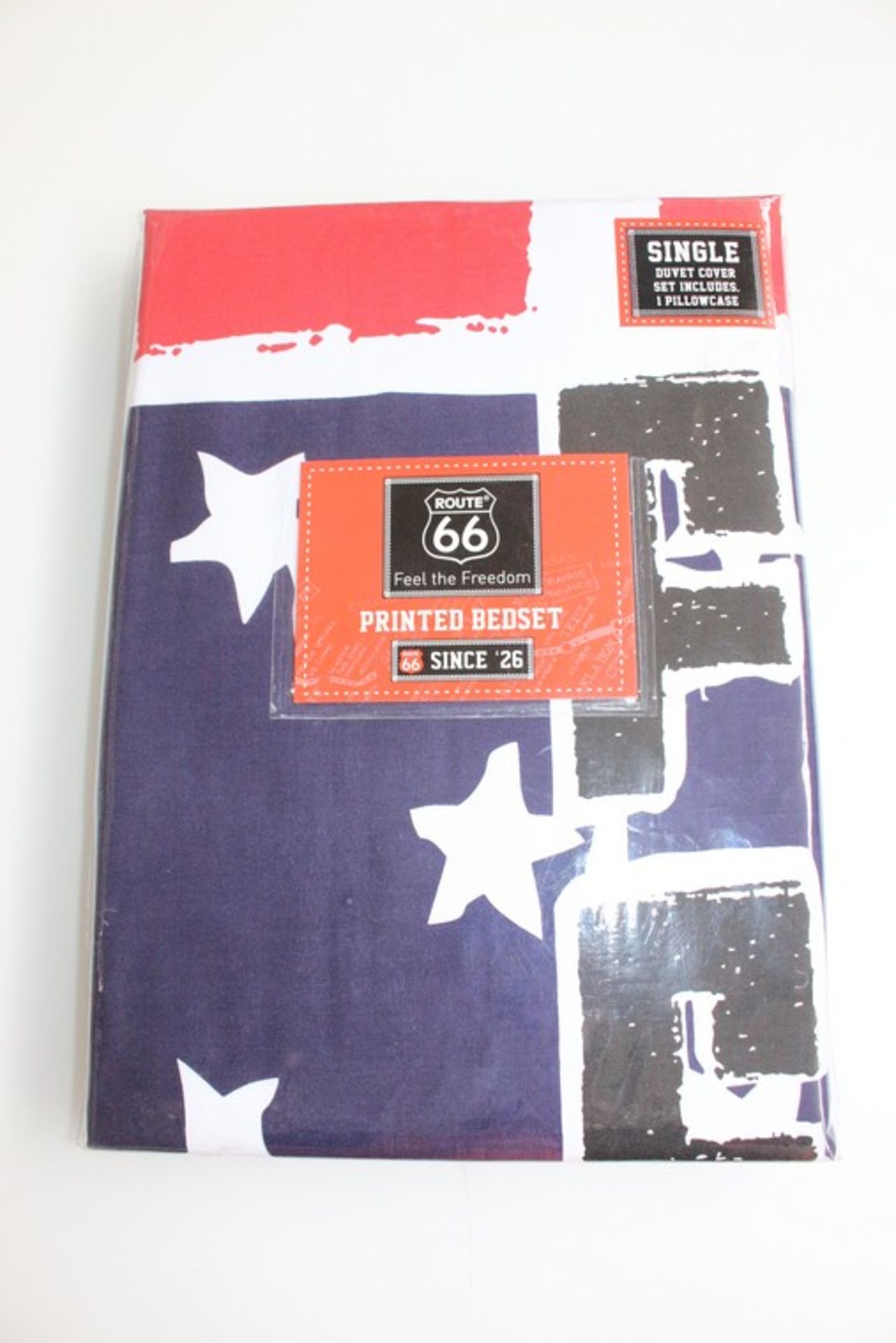 5 x ROUTE 66 FEEL THE FREEDOM DESIGNER PRINTED BED SETS IN SINGLE (26.5.17) *PLEASE NOTE THAT THE