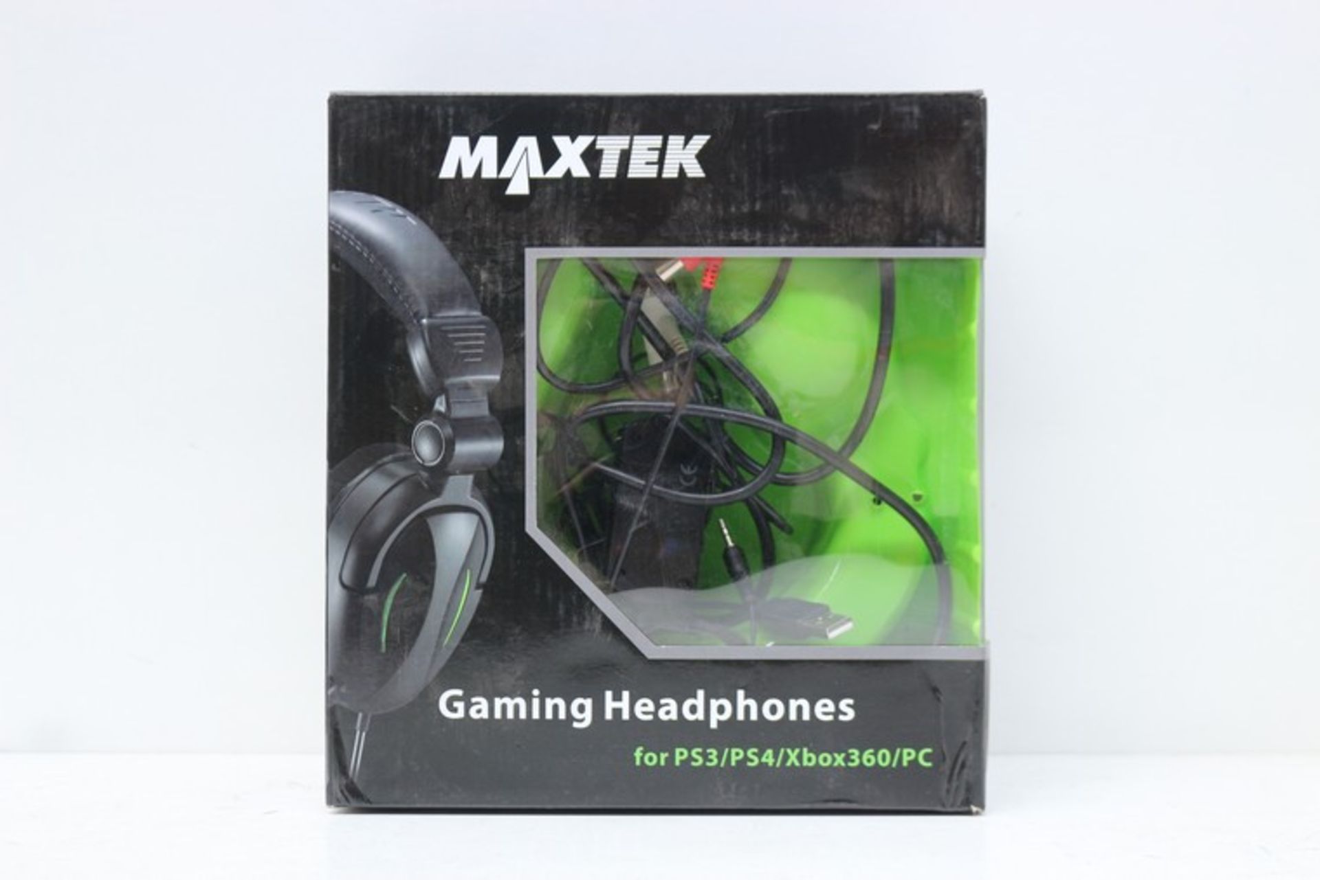 4 x BOXED MAX TEC GAMING HEADPHONES FOR PS3 AND PS4/XBOX 360 RRP £25 EACH *PLEASE NOTE THAT THE