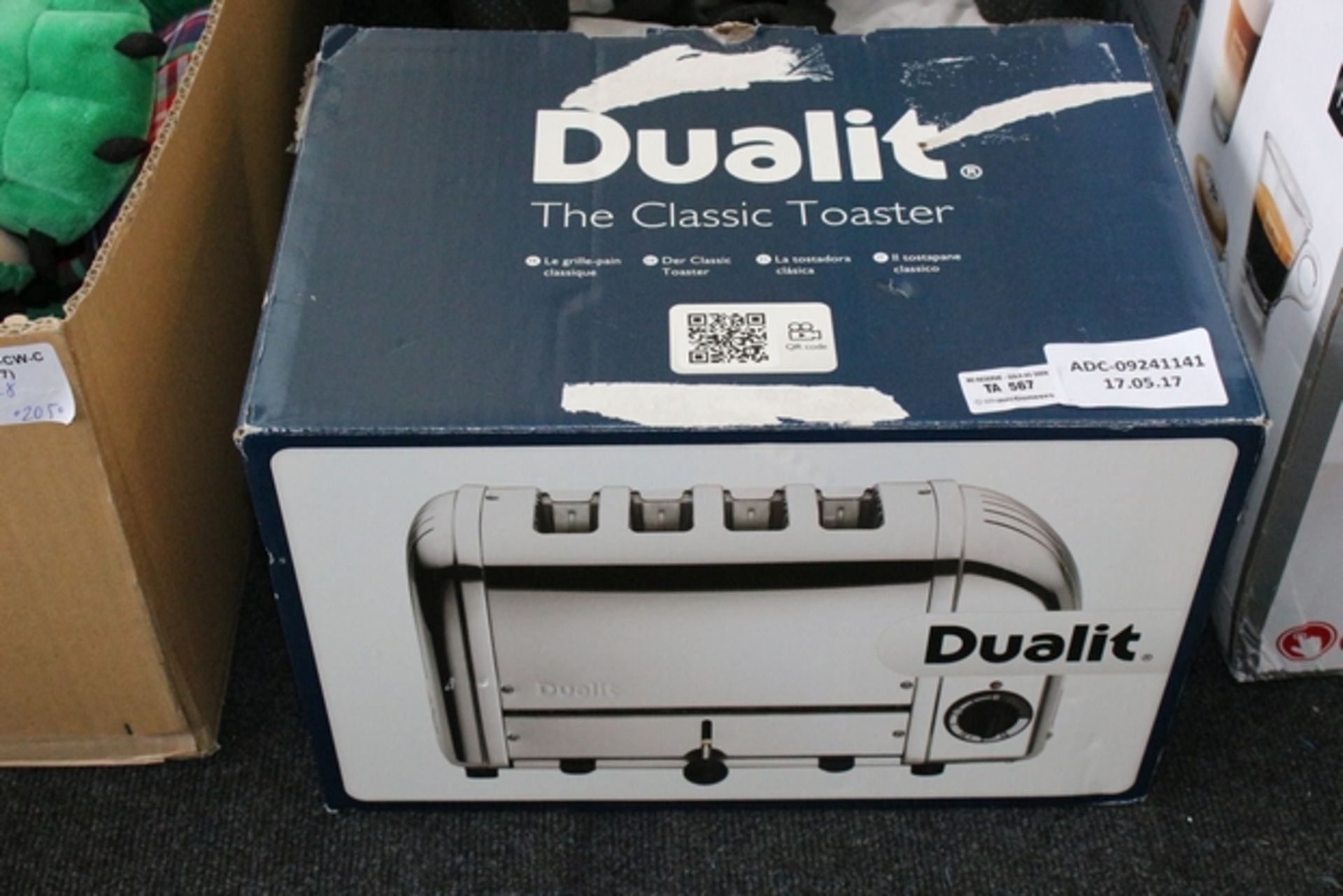 1X BOXED DUALIT THE CLASSIC 4 SLICE TOASTER RRP £120 (ADC-09241141) (17/05/17)