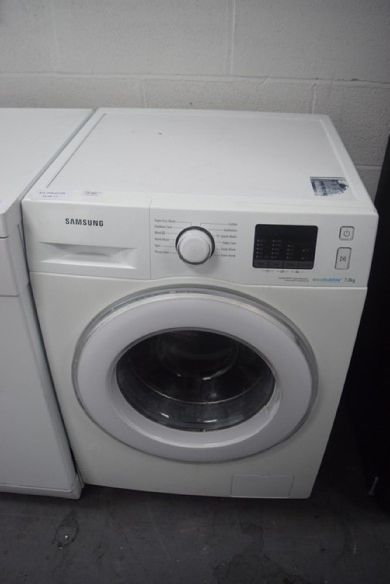 1 x SAMSUNG ECO BUBBLE 7KG WASHING MACHINE RRP £330 16/06/17 *PLEASE NOTE THAT THE BID PRICE IS