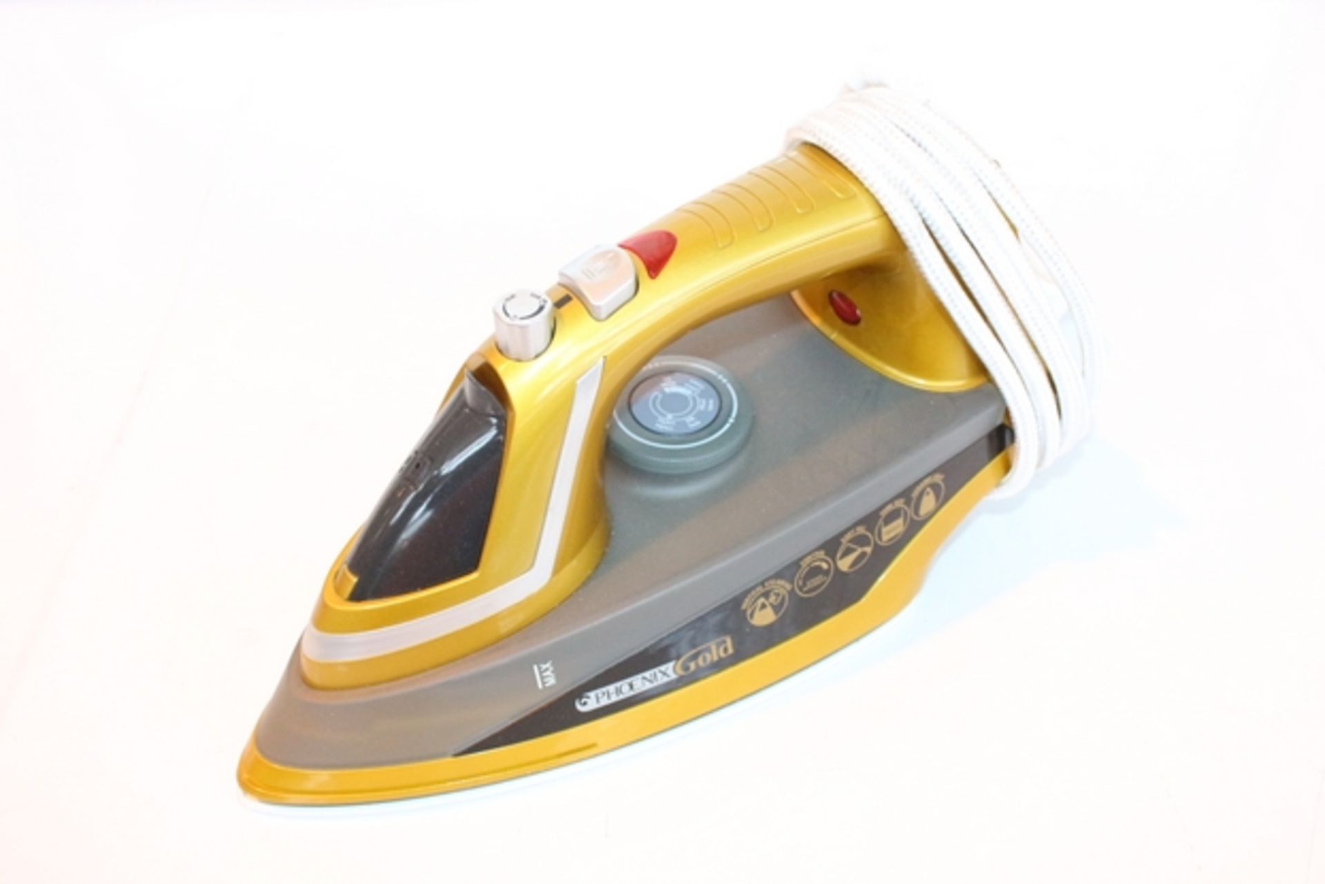 1 x PHOENIX GOLD VERTICAL STEAMING IRONS *PLEASE NOTE THAT THE BID PRICE IS MULTIPLIED BY THE NUMBER