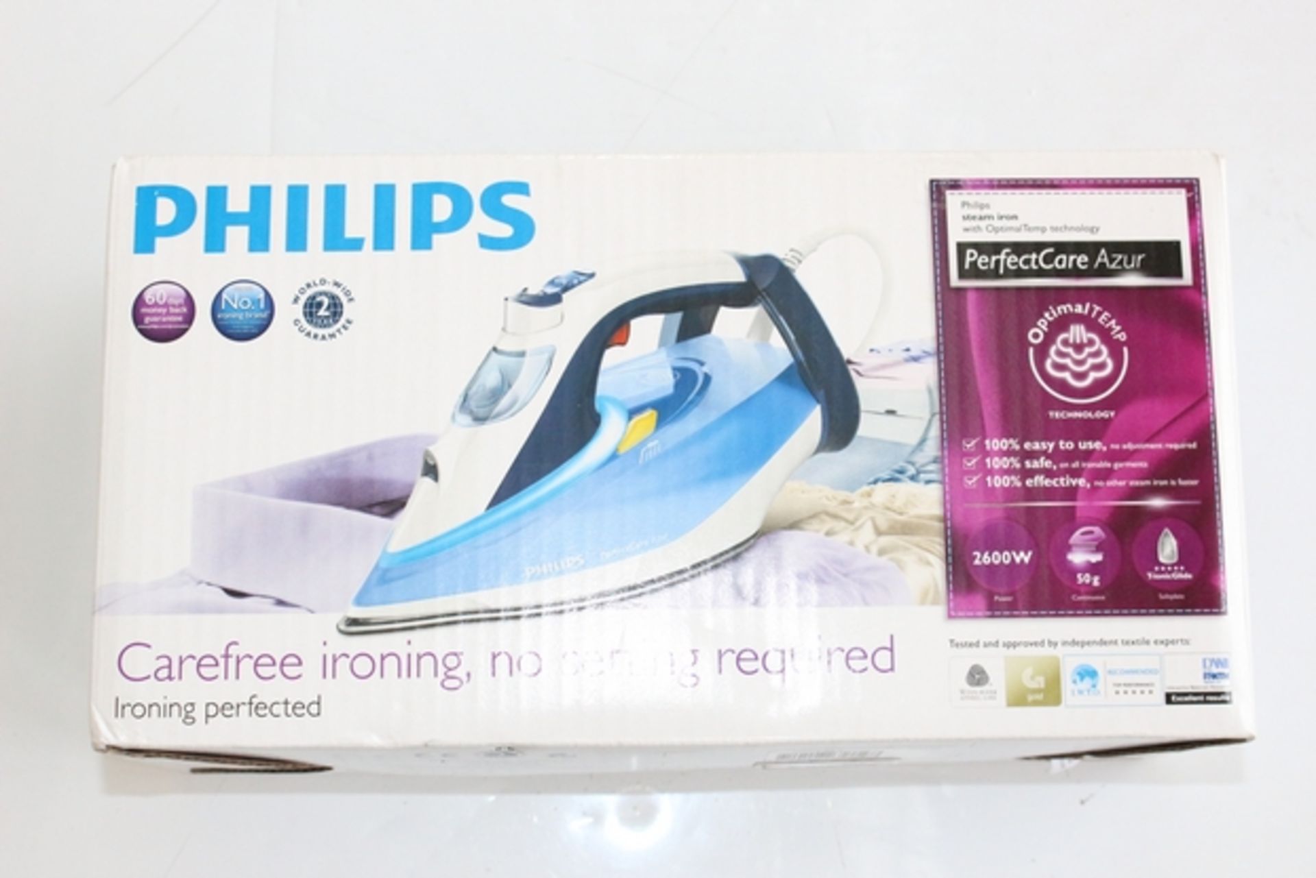 1 x BOXED PHILIPS STEAM IRON RRP £50 *PLEASE NOTE THAT THE BID PRICE IS MULTIPLIED BY THE NUMBER