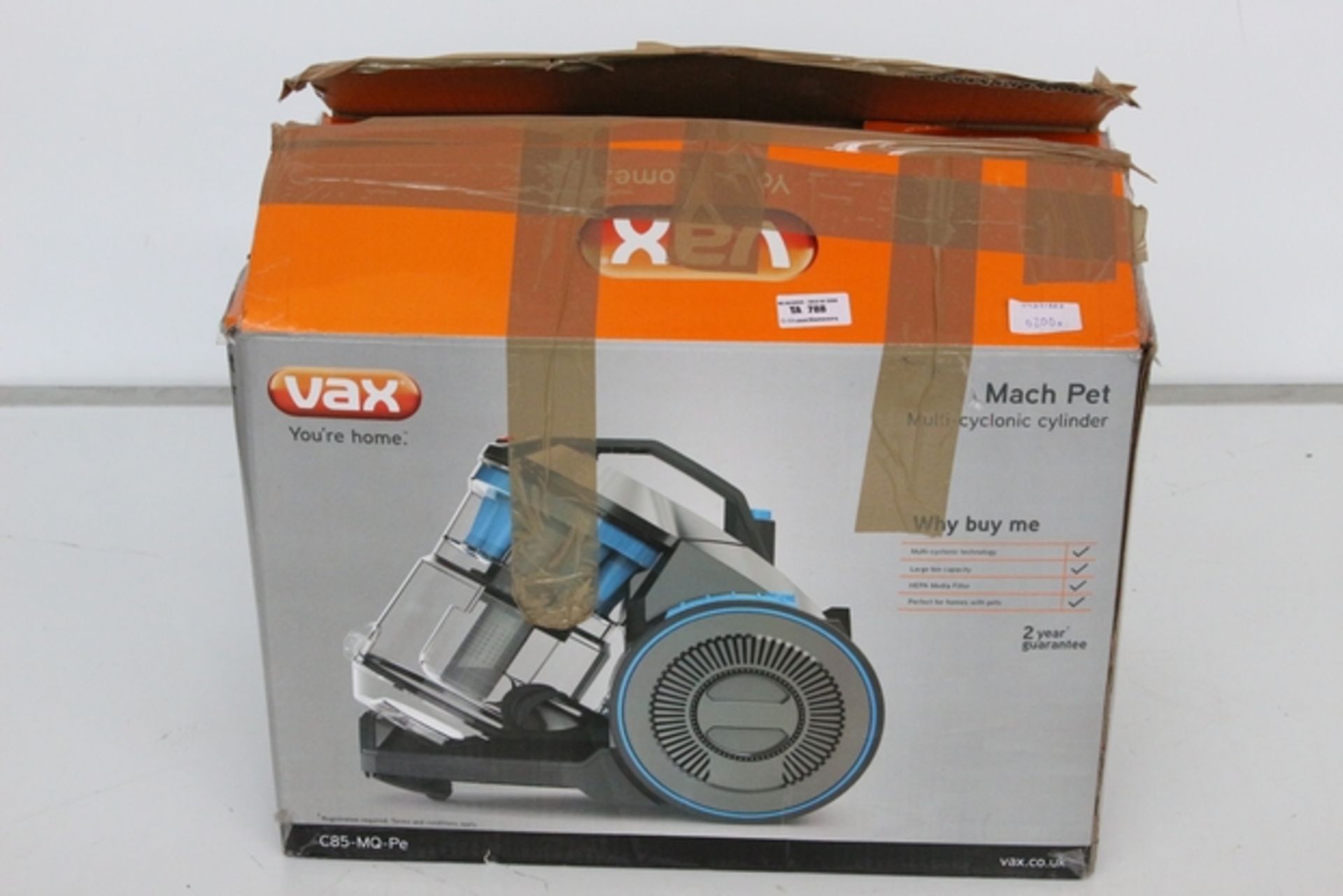 1 x BOXED VAX MACH PET MULTI CYLINDER VACUUM CLEANER RRP £160 *PLEASE NOTE THAT THE BID PRICE IS