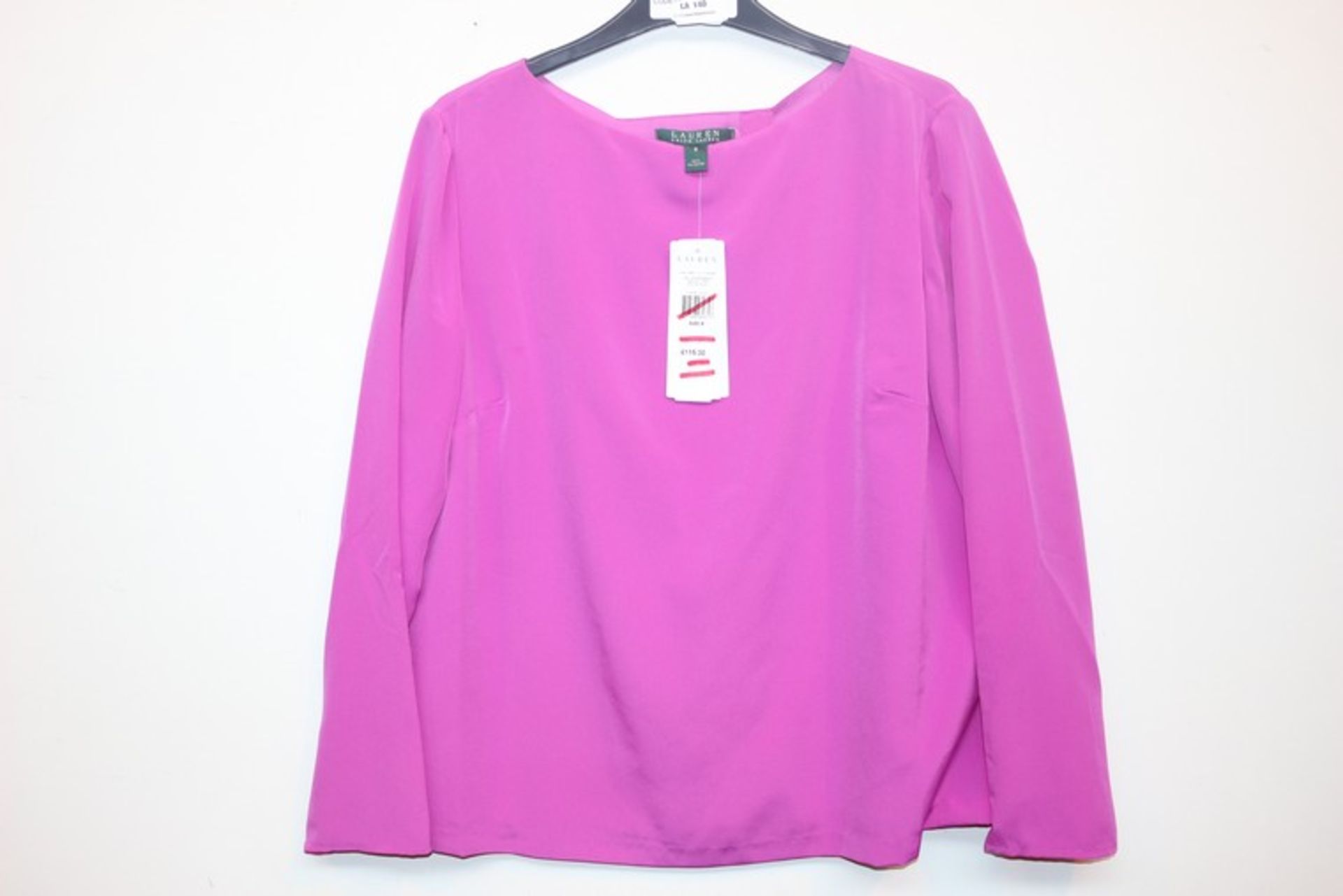 1 x WOMENS RALPH LAUREN SIZE 8 TOP IN PINK RRP £100 (30.3.17) *PLEASE NOTE THAT THE BID PRICE IS