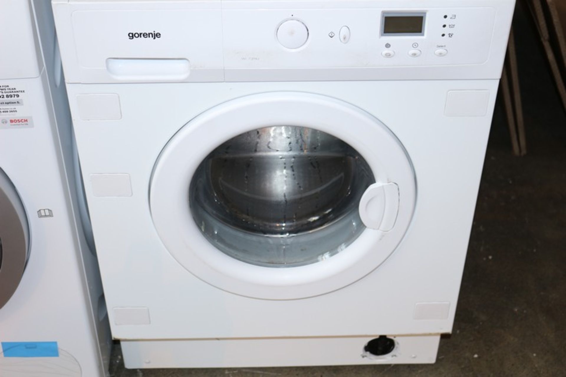 1 x GORENJE WASHING MACHINE IN WHITE (22.6.17) *PLEASE NOTE THAT THE BID PRICE IS MULTIPLIED BY