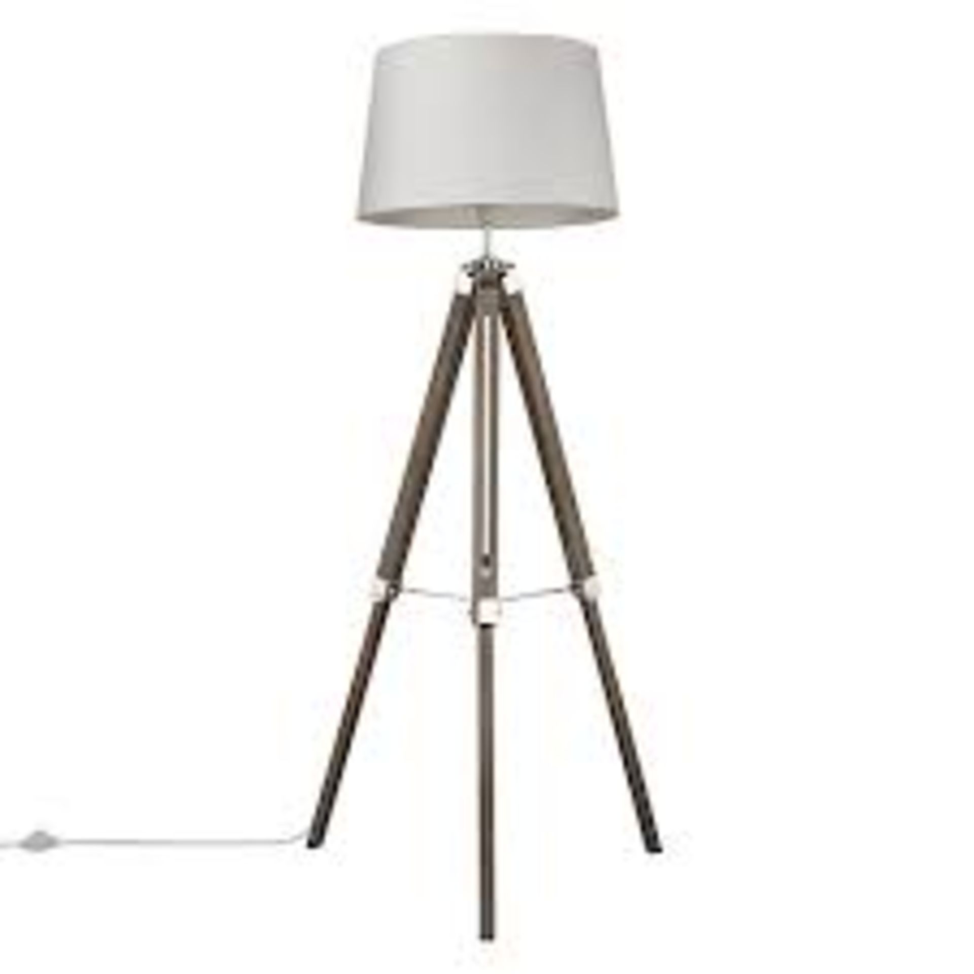 1 x BOXED JACQUES TRIPOD FLOOR LAMP RRP £120 18/07/17 *PLEASE NOTE THAT THE BID PRICE IS