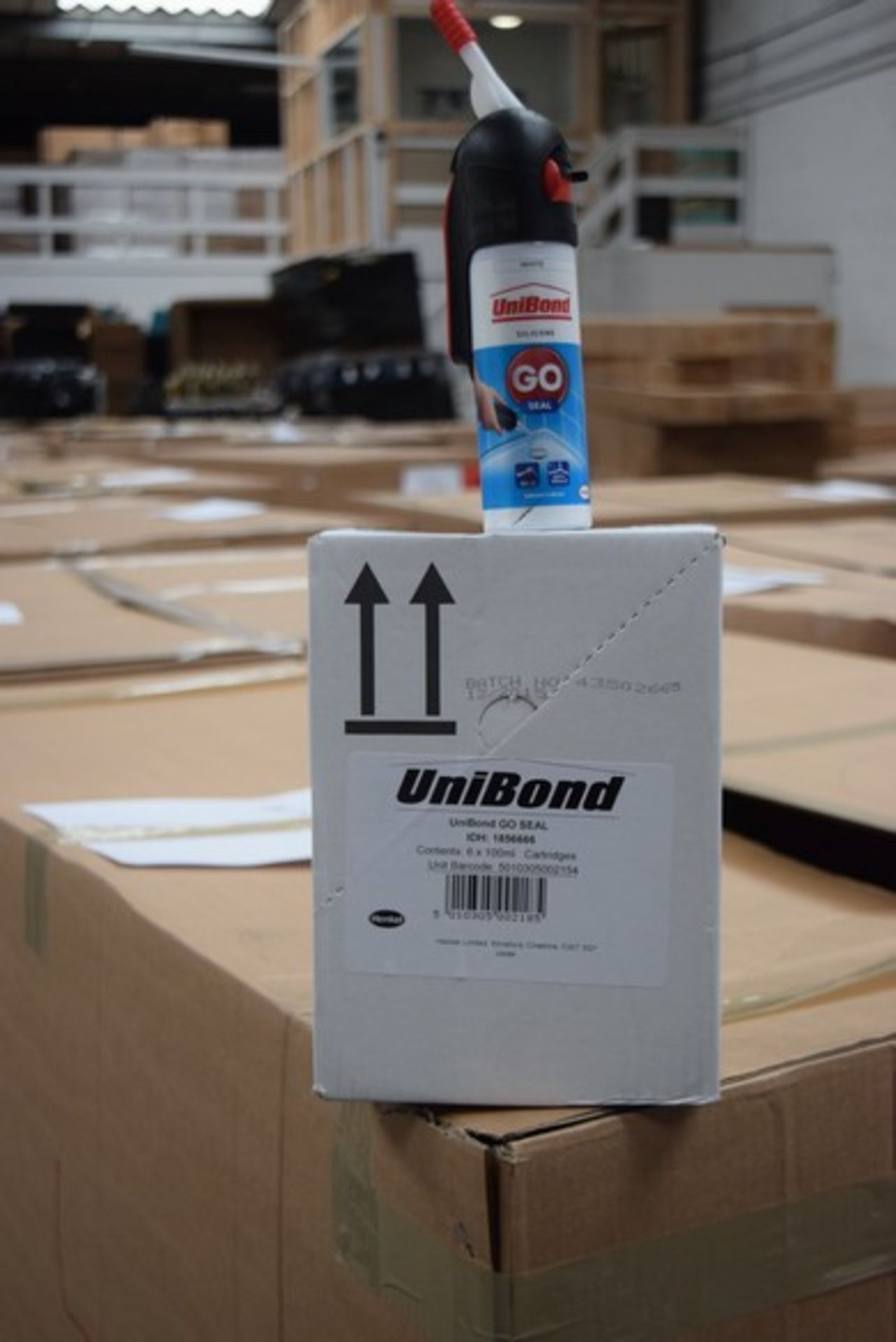 1 x BOX OF 6 MANUFACTURE SEALED UNIBOND SILICONE GO SEAL IN WHITE RRP £6 EACH *PLEASE NOTE THAT