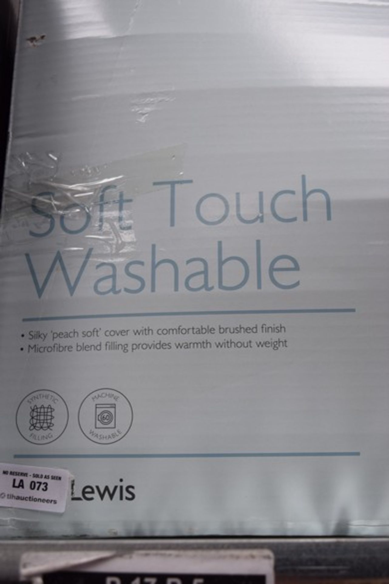 1 x DESIGNER SOFT TOUCH WASHABLE 13.5TOG DUVET IN KING SIZE RRP £80 18.07.17 *PLEASE NOTE THAT THE