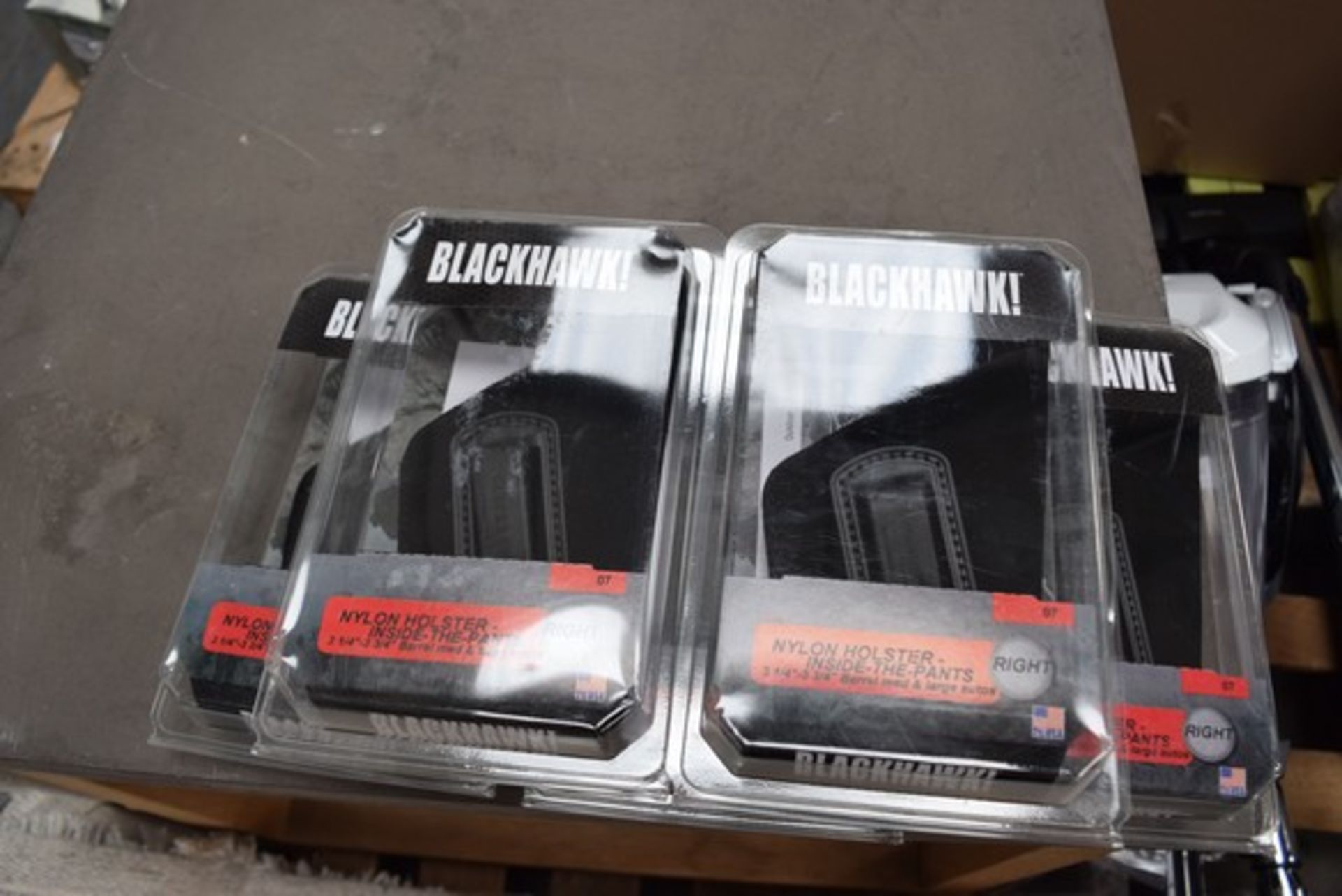 5 x MANUFACTURE SEALED BLACK HAWK NYLON HOLSTERS FOR AUTOMATIC WEAPONS RRP £13 EACH 26.05.17 *PLEASE