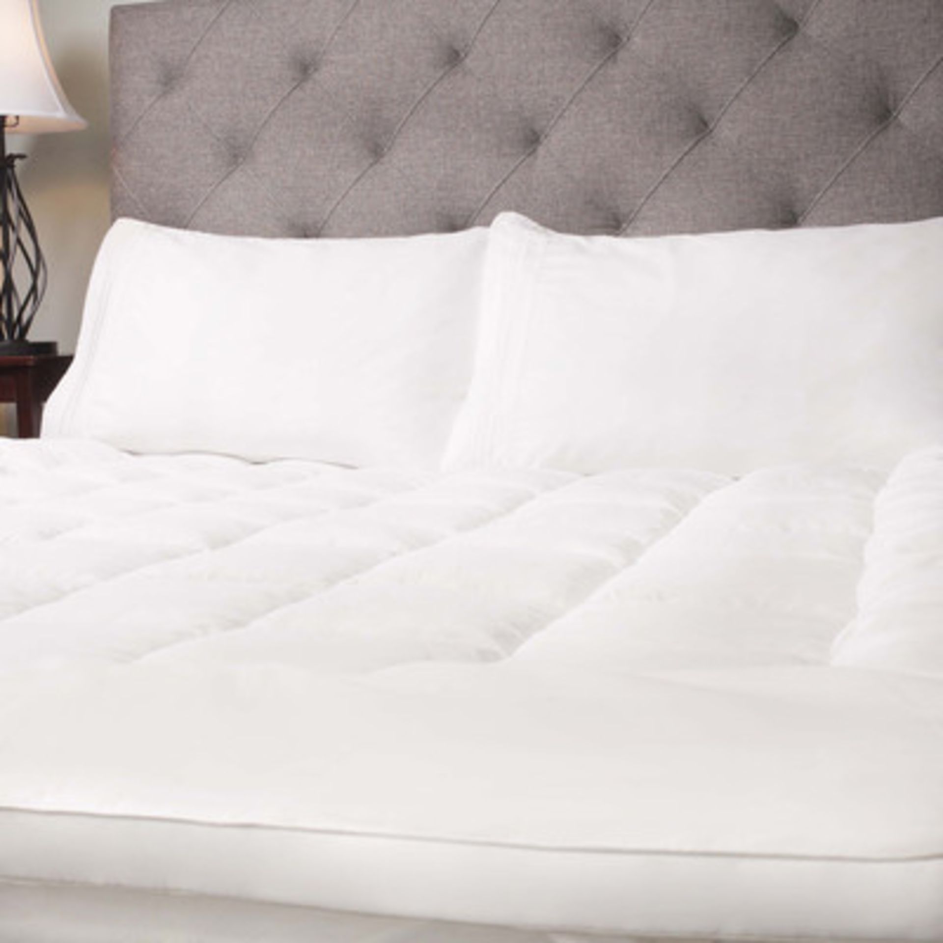 1 x DESIGNER CROFT COLLECTION FIBRE DOUBLE MATTRESS TOPPER RRP £40 24.07.17 *PLEASE NOTE THAT THE