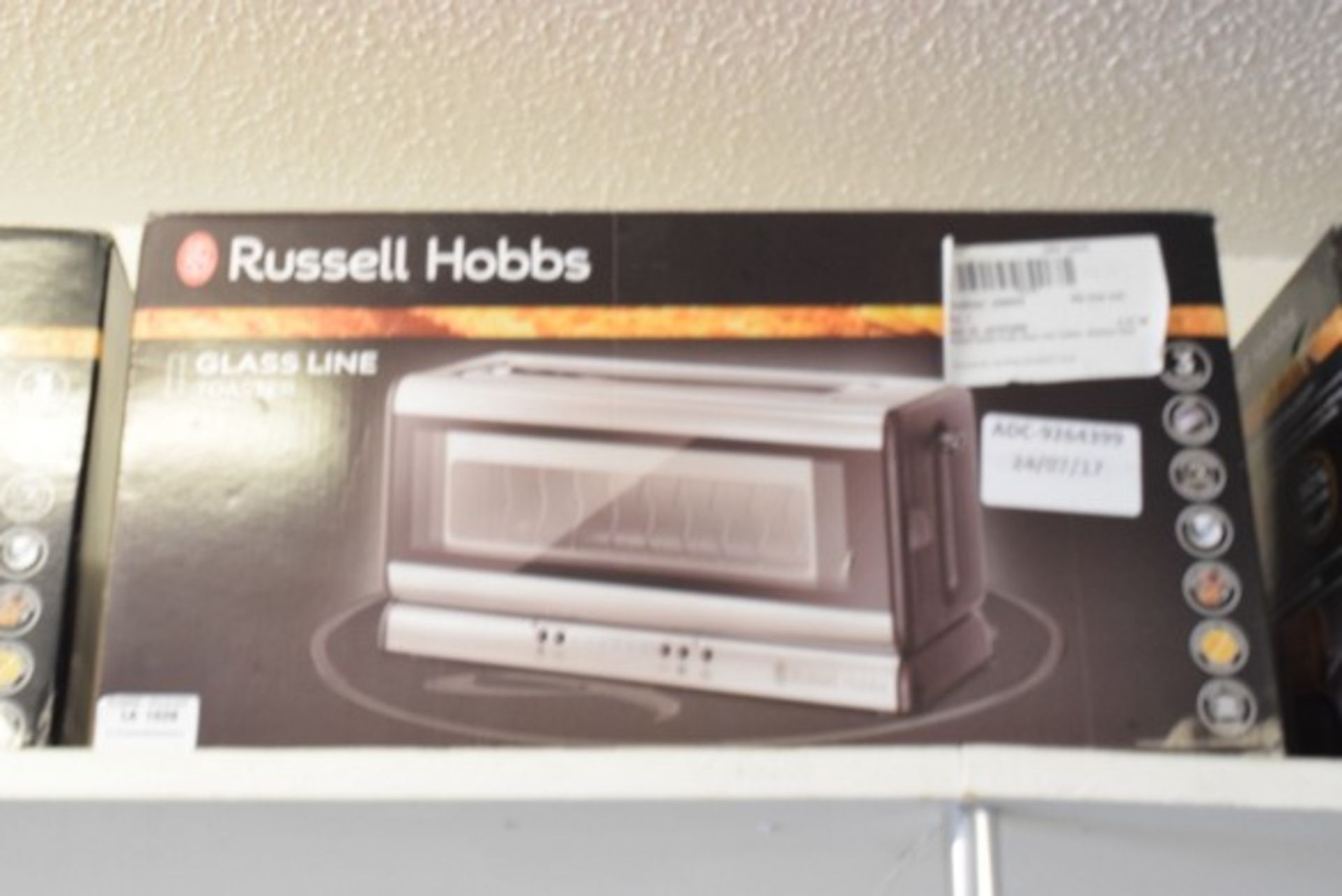 1 x BOXED RUSSELL HOBBS PURITY GLASS TOASTER RRP £50 24.07.17 *PLEASE NOTE THAT THE BID PRICE IS - Image 2 of 2