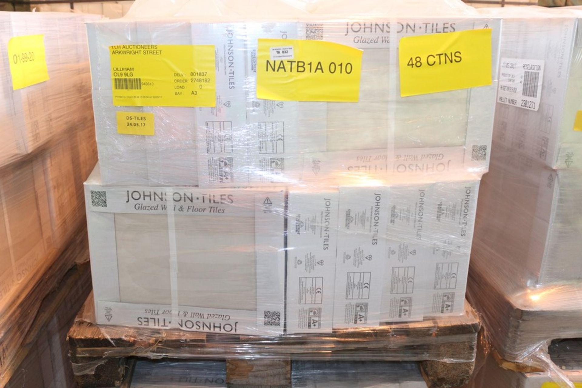 28X FACTORY SEALED BY JOHNSON TILES GLAZED FLOOR AND WALL TILES 360 X 270MM RRP £19.99 PER PACK - Image 3 of 3
