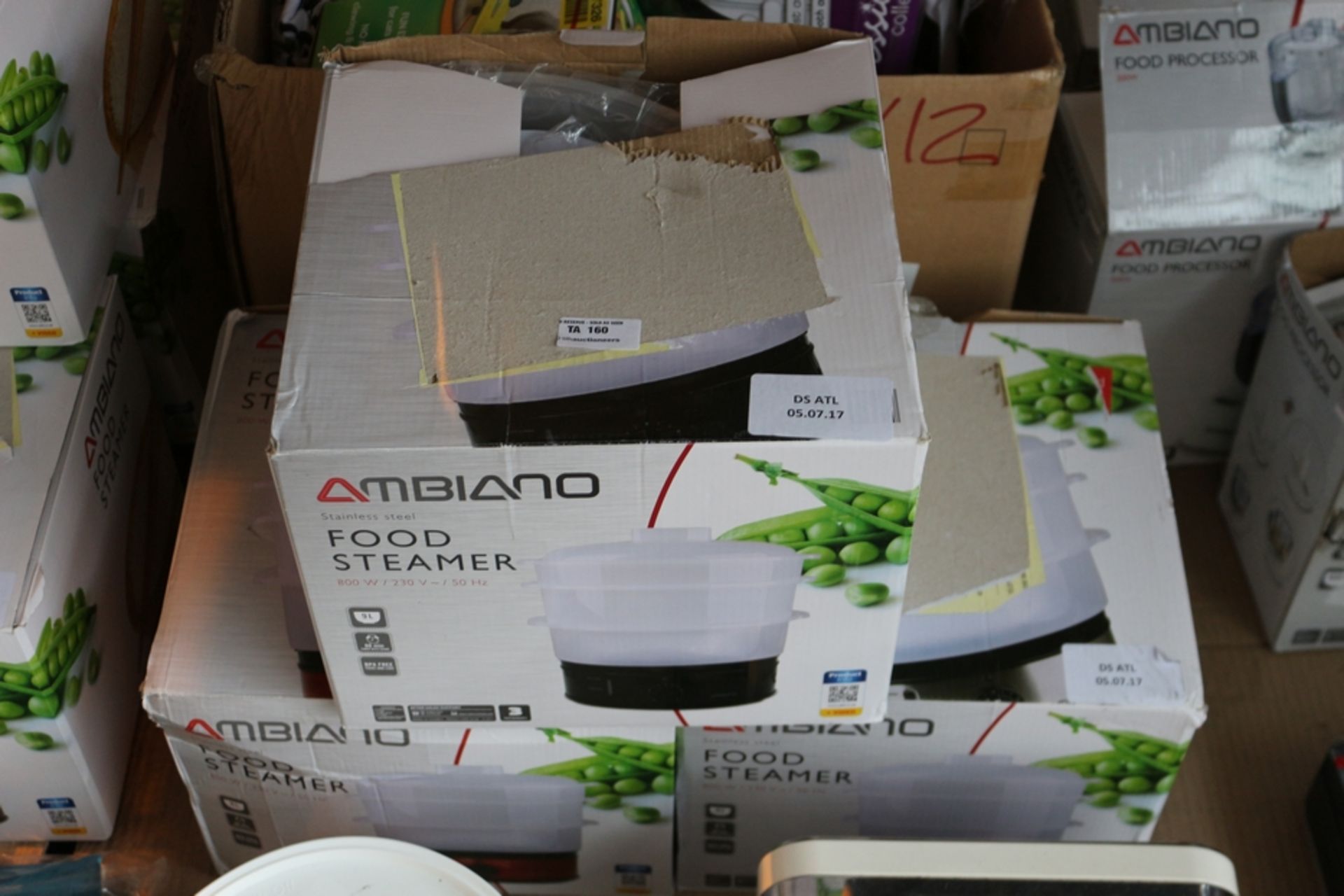 1X LOT TO CONTAIN 3 BOXED AMBIANO FOOD STEAMERS (DS-ATL) (05/07/17)