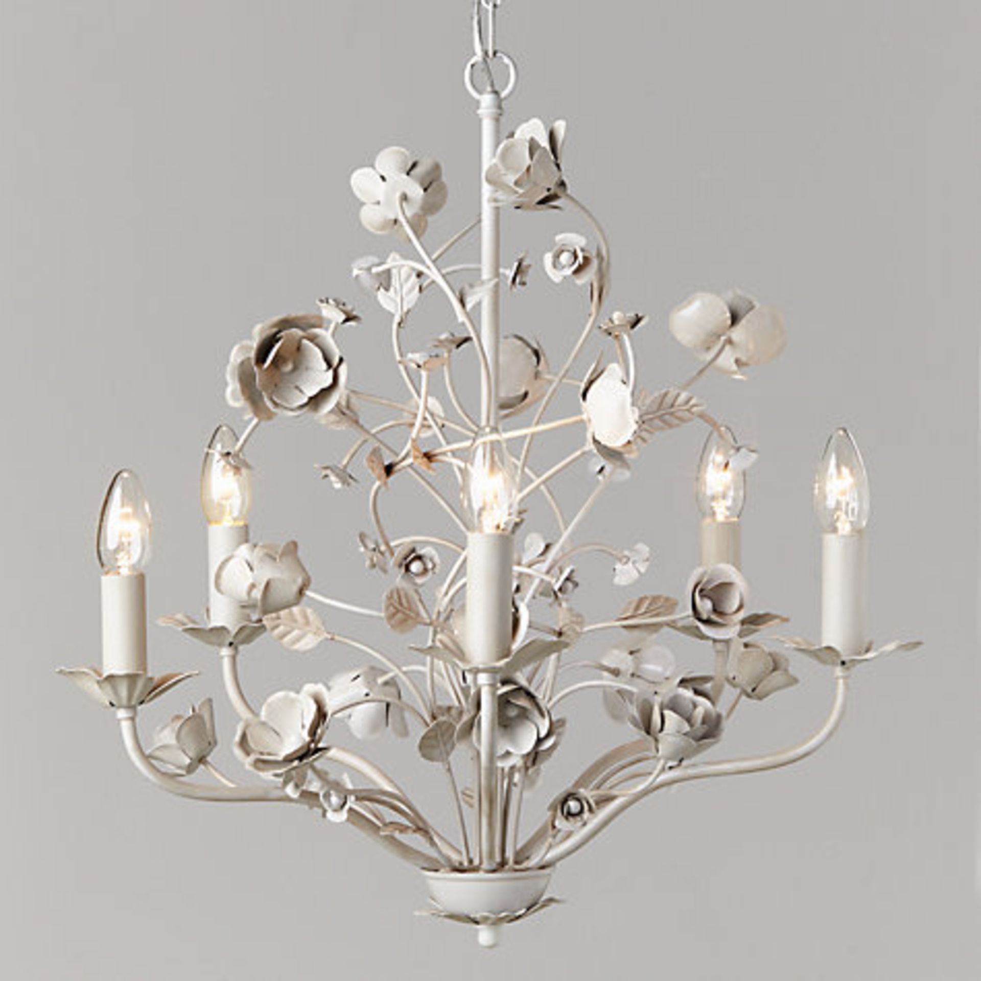 1 x BOXED POPPY 8-LIGHT CHANDELIER RRP £180 09.08.17 (70155012) *PLEASE NOTE THAT THE BID PRICE IS