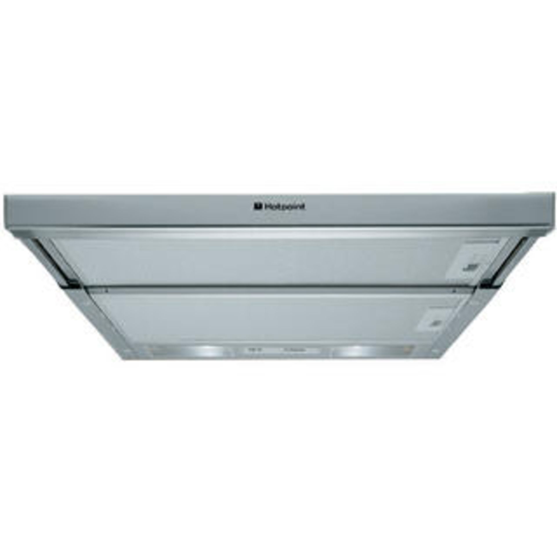 1 x HOTPOINT HSFX1 TELESCOPIC COOKER HOOD IN SILVER RRP £110 09/08/17 86672128 *PLEASE NOTE THAT THE