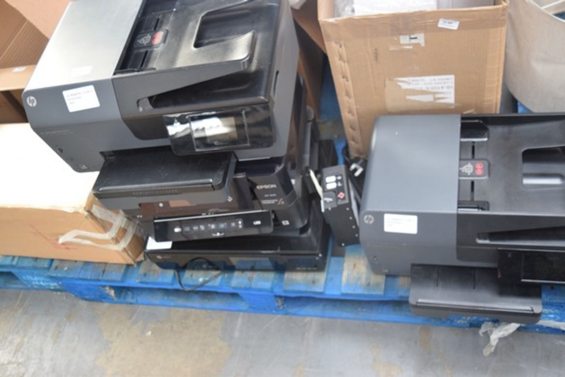 5 x ASSORTED ALL IN ONE PRINTERS TO INCLUDE HP OFFICE JET PRO 6830, EPSON XP630 AND HP ENVY 120