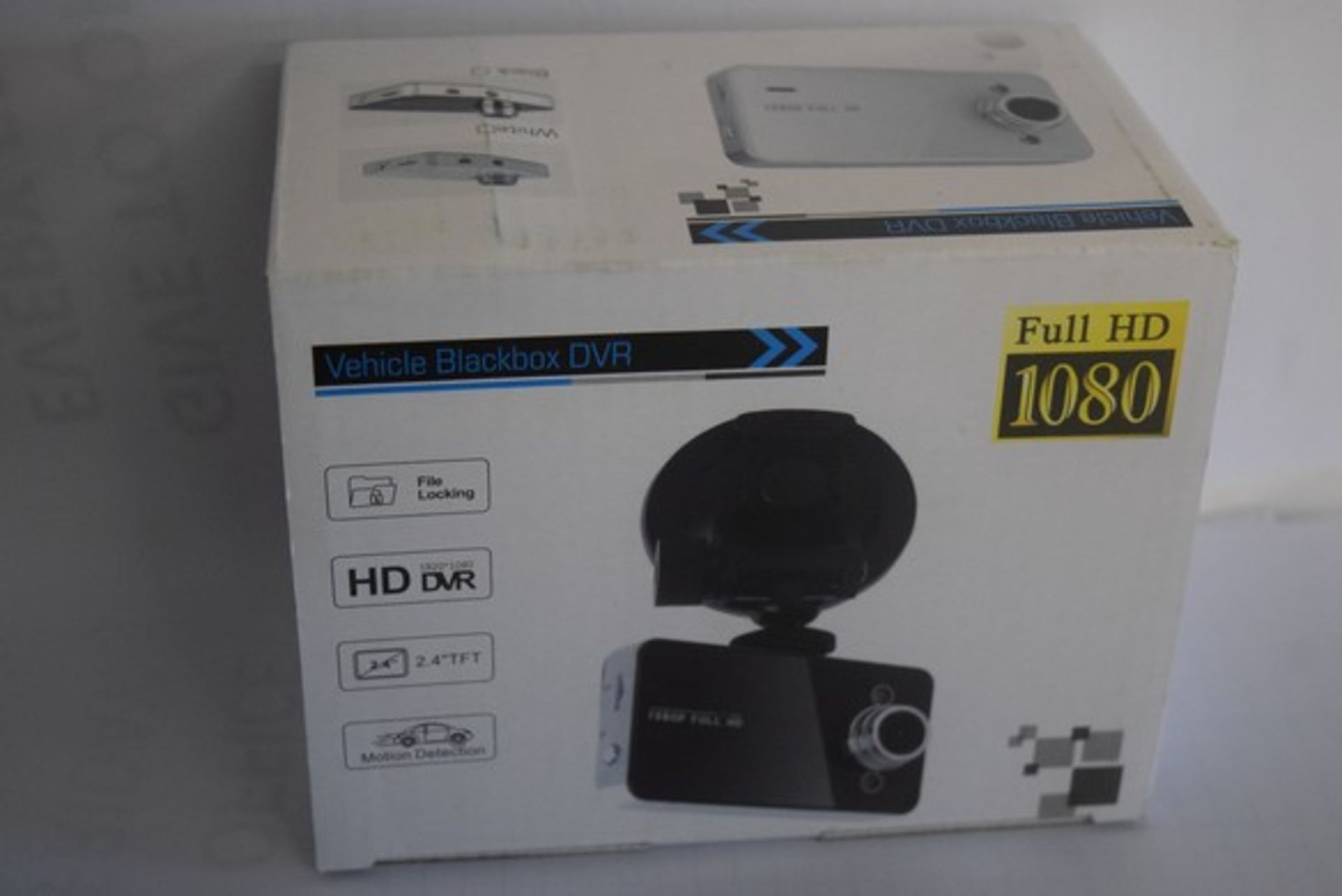 1 x BOXED BRAND NEW K6000 VEHICLE BLACK BOX FULL HD 1080 DVR VEHICLE CAMERA WITH 2.4" SCREEN, 140 A+