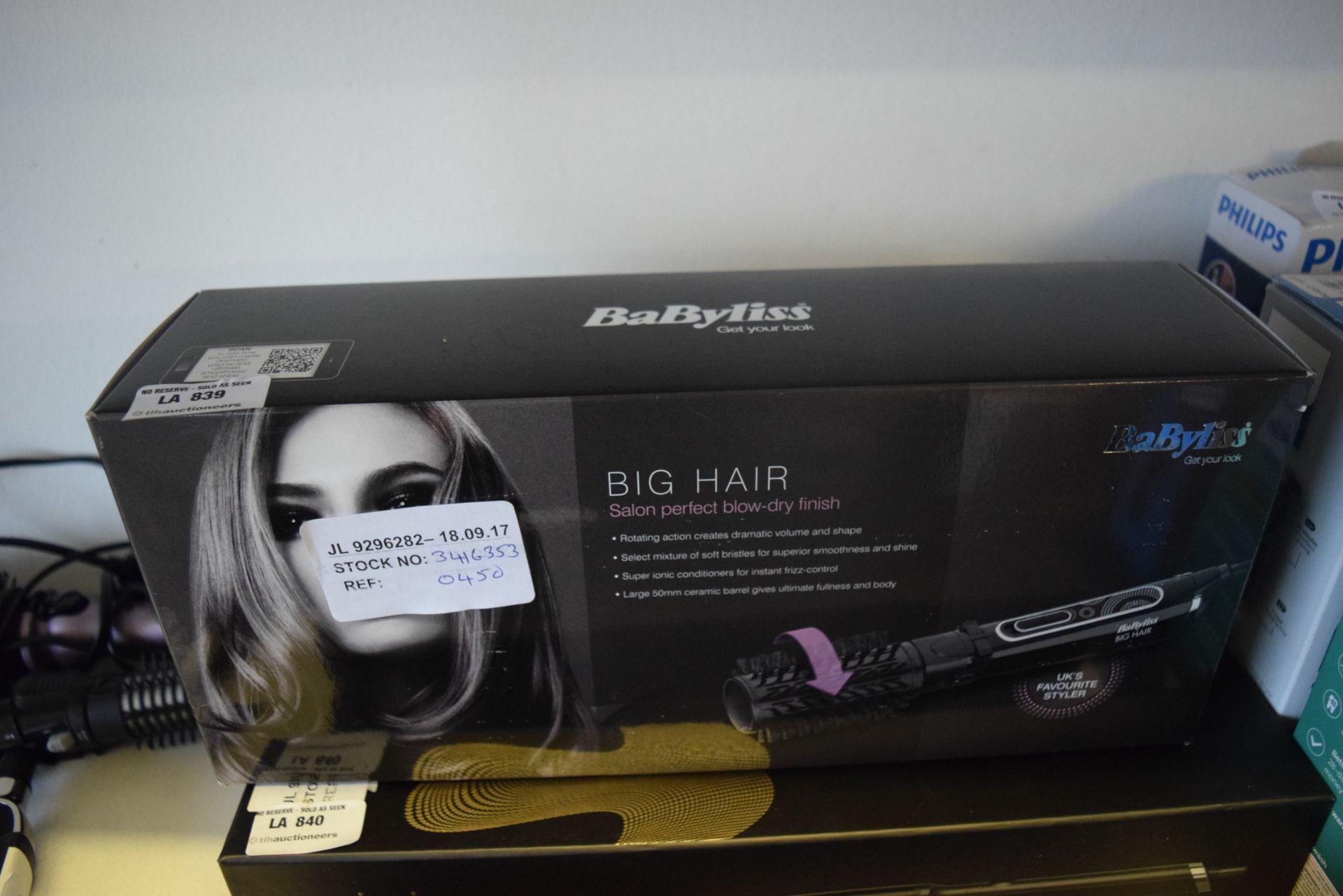 1 x BOXED BABYLISS BIG HAIR HAIR STYLER RRP £45 18/09/17 *PLEASE NOTE THAT THE BID PRICE IS