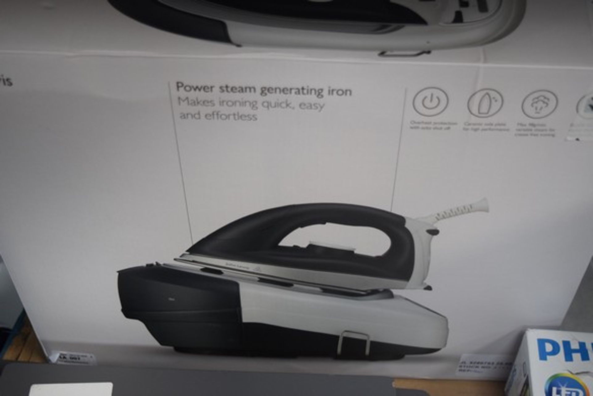 1 x BOXED JL POWER STEAM GENERATING IRON RRP £100 28.08.17 (3184118) *PLEASE NOTE THAT THE BID PRICE