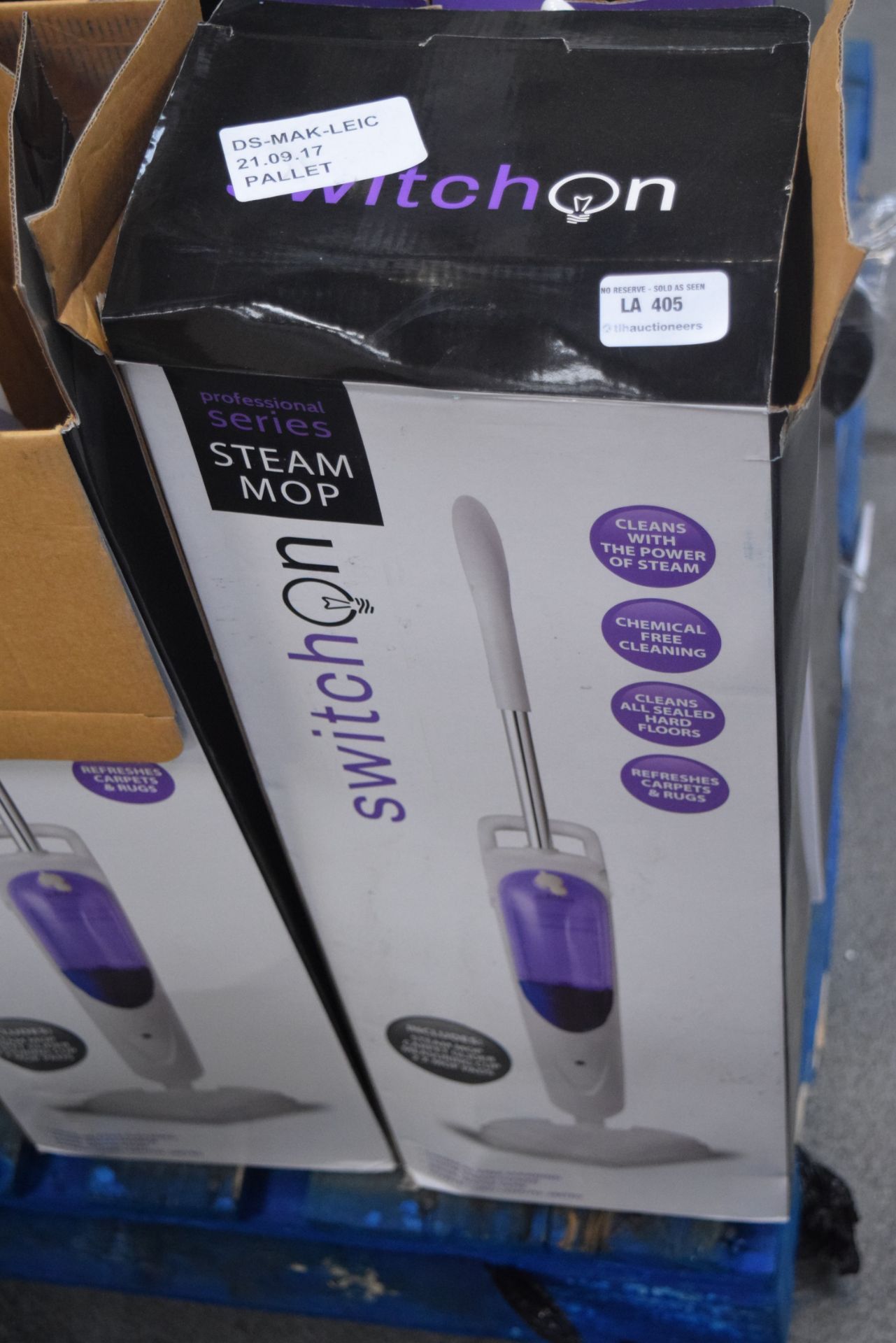 1 x BOXED SWITCH ON STEAM FLOOR CLEANER RRP £205 21.09.17 *PLEASE NOTE THAT THE BID PRICE IS