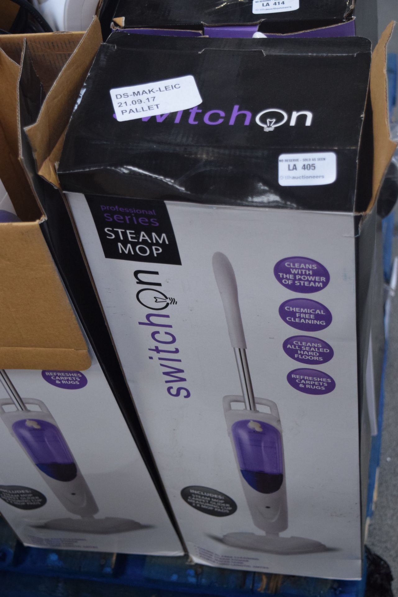 1 x BOXED SWITCH ON STEAM FLOOR CLEANER RRP £205 21.09.17 *PLEASE NOTE THAT THE BID PRICE IS