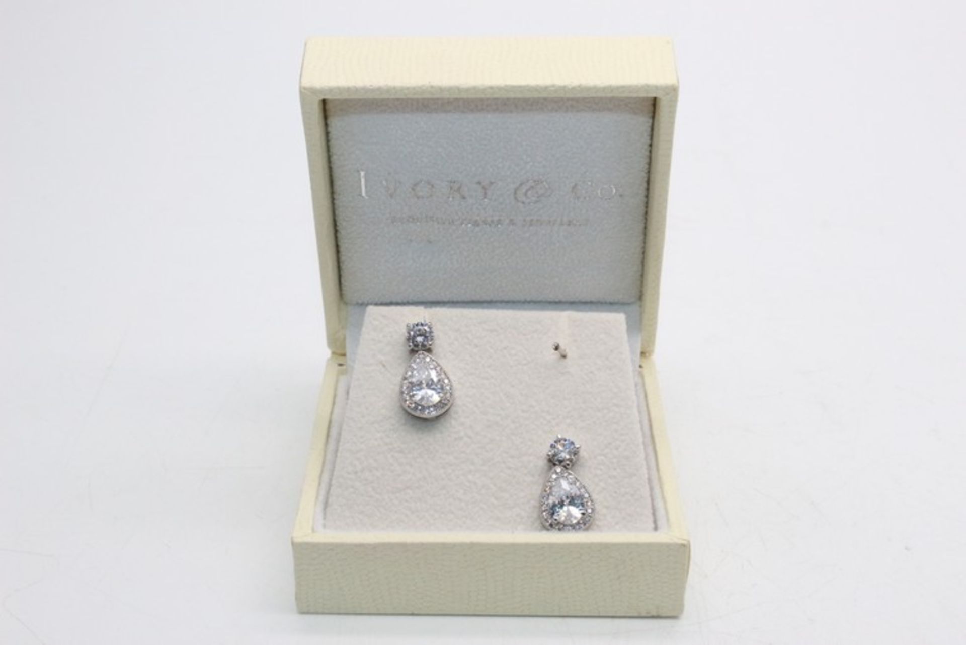 1 x BOXED WOMENS IVORY AND CO DESIGNER EARRINGS (07.09.17) (2637880) *PLEASE NOTE THAT THE BID PRICE