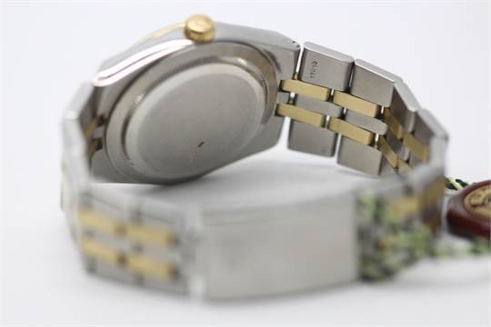 VINTAGE ROLEX OYSTER QUARTZ, STAINLESS STEEL AND 18CT YELLOW GOLD, 36MM, CHAMPAYNE BATON DIAL, - Image 3 of 6