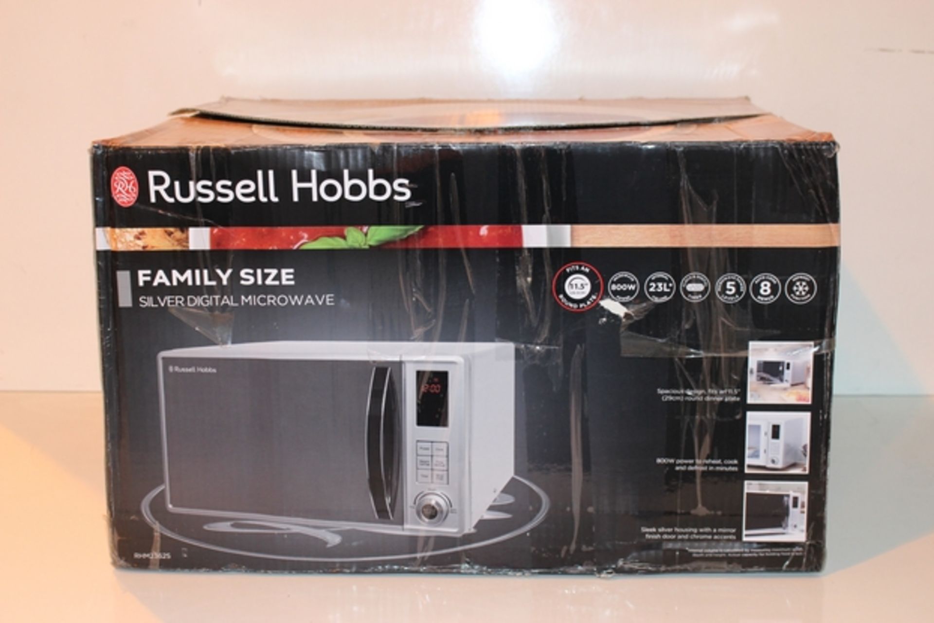 1X BOXED RUSSELL HOBBS FAMILY SIZE DIGITAL MICROWAVE (DS-HOME) (20/09/17)