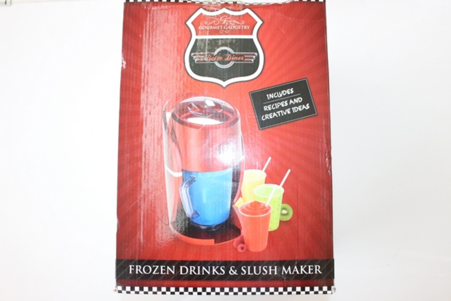 1X BOXED RETRO DINER FROZEN DRINKS AND SLUSH MAKER (DS-HOME) (20.09.17)1