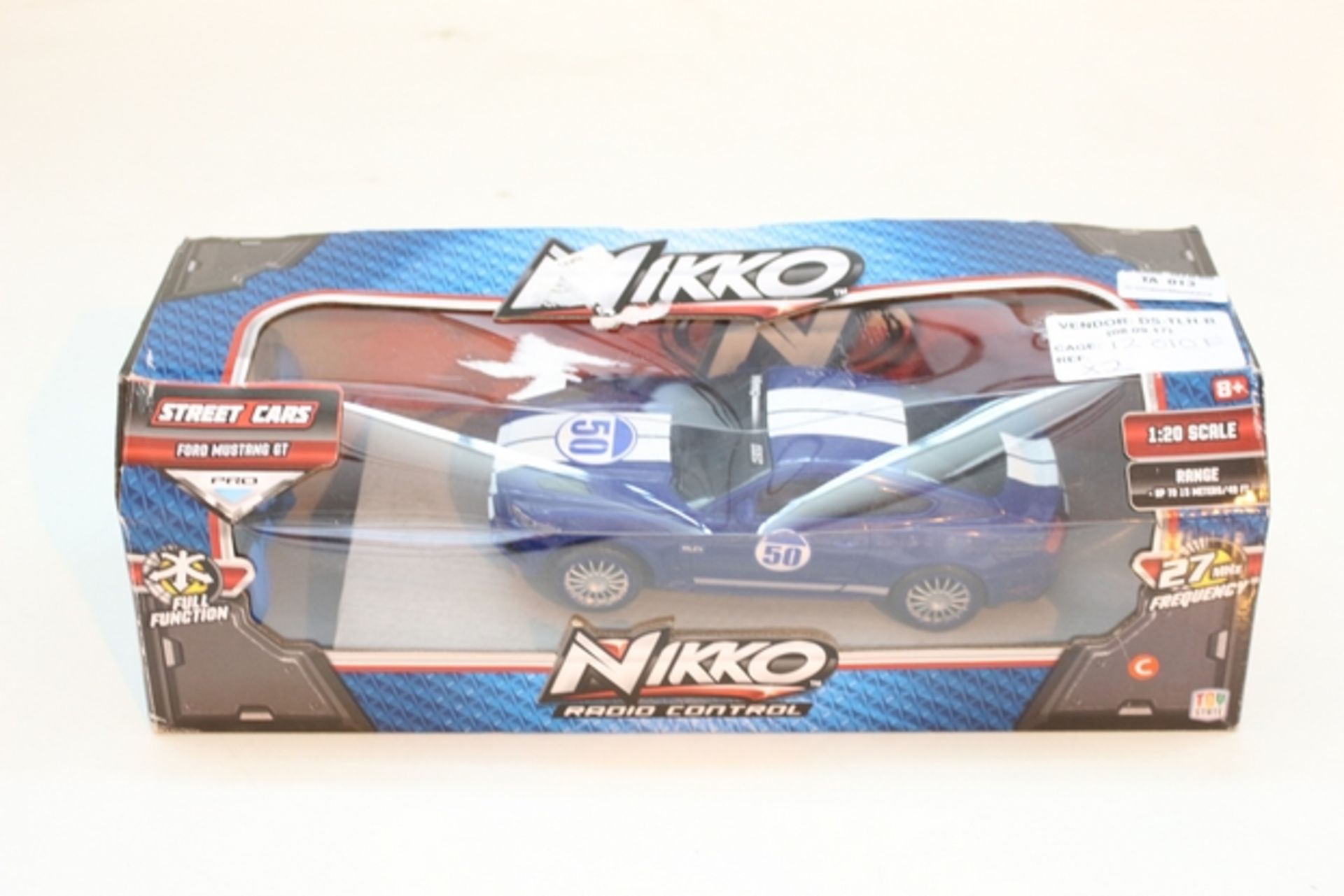 1X LOT TO CONTAIN 2 BOXED NIKKO REMOTE CONTROL CARS (DS-TLH-B) (12.010)