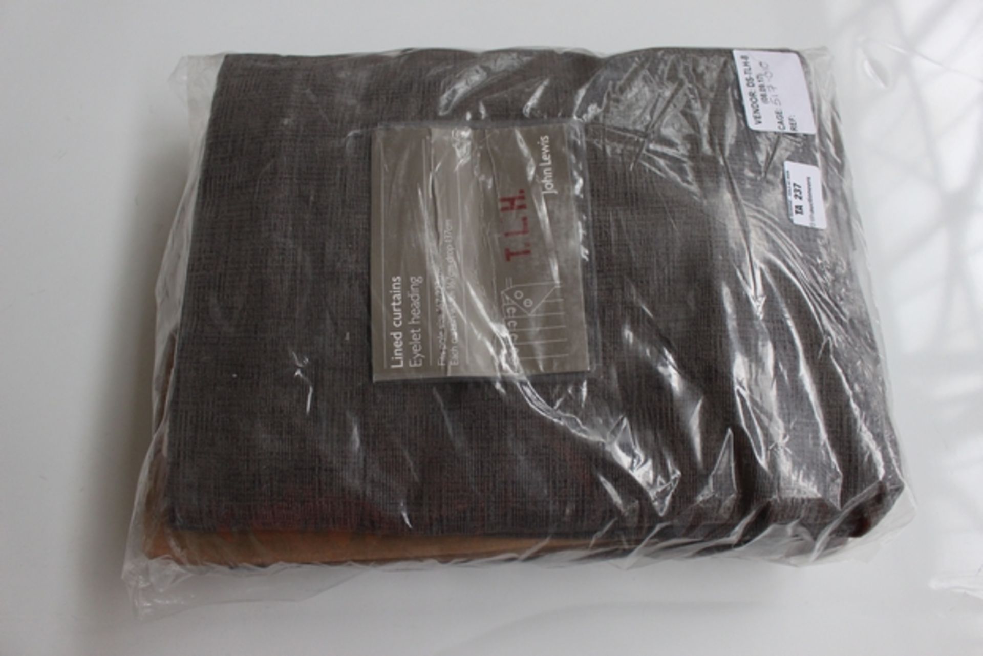1X BAGGED UNUSED LINED CURTAINS EYELET HEADING RRP £120 (DS-TLH-B) (517.010)