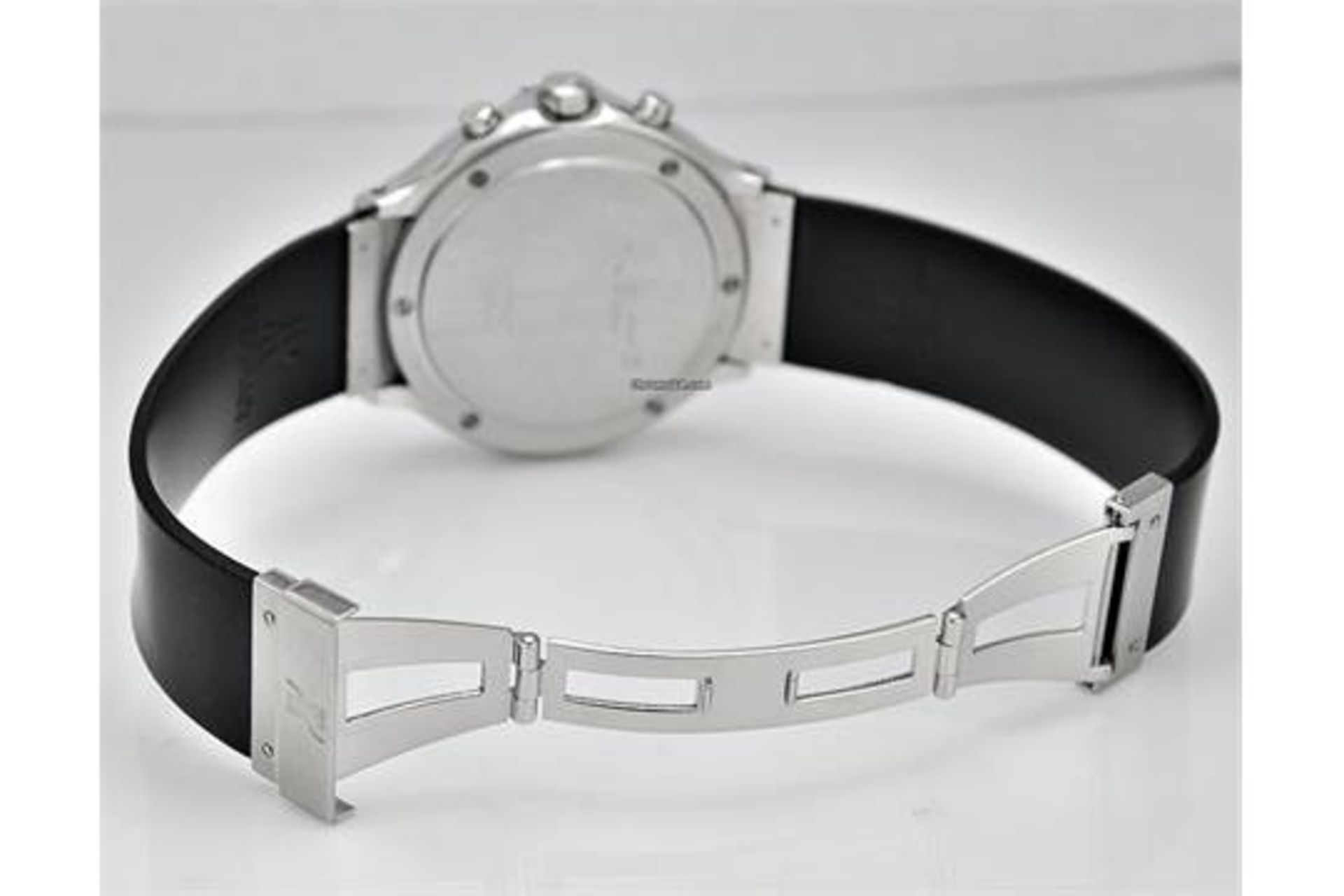 ** £3995** HUBLOT MDM GENEVE LADIES STAINLESS STEEL, RUBBER STRAP WRIST WATCH, FULLY WORKING ORDER ( - Image 3 of 3