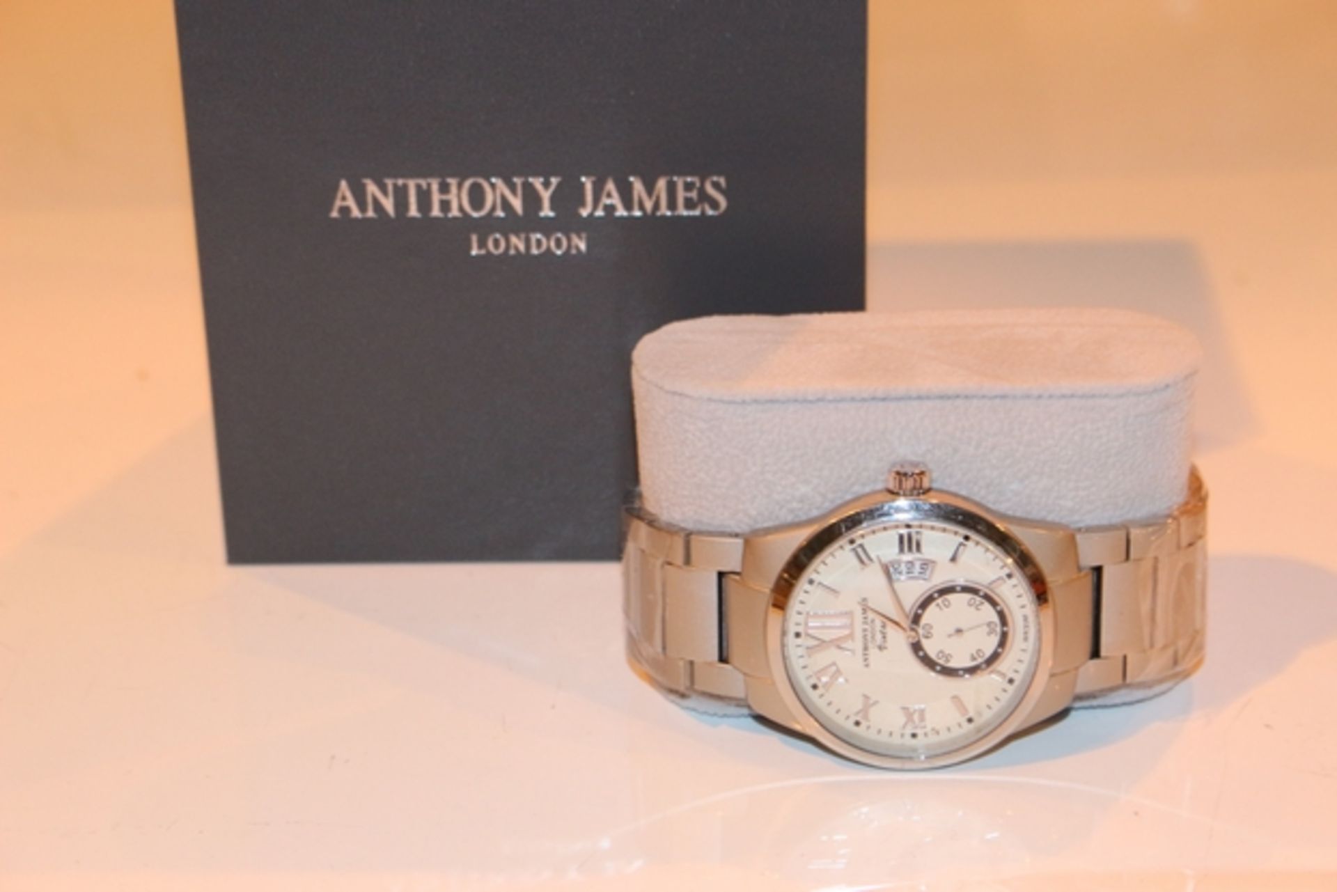 1X BOXED BRAND NEW ANTHONY JAMES LONDON GENTS WRIST WATCH (SBW-WWW)