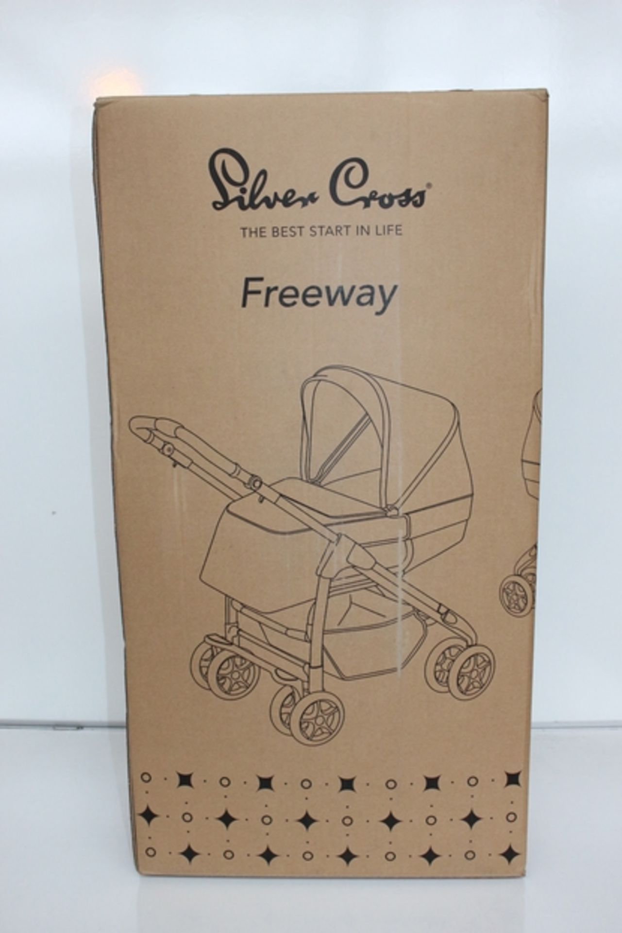 1X BOXED SILVER CROSS FREEWAY COUNTRY CLUB BABY STROLLER RRP £530 (DS-TLH-B) (44.112)