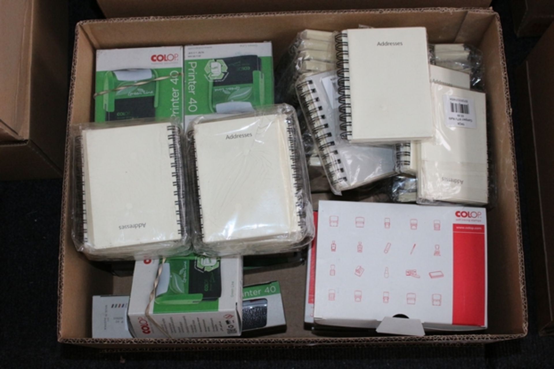 1X BOX CONTAINING 56 ASSORTED ITEMS OF STATIONARY(108) (AC ROCK)