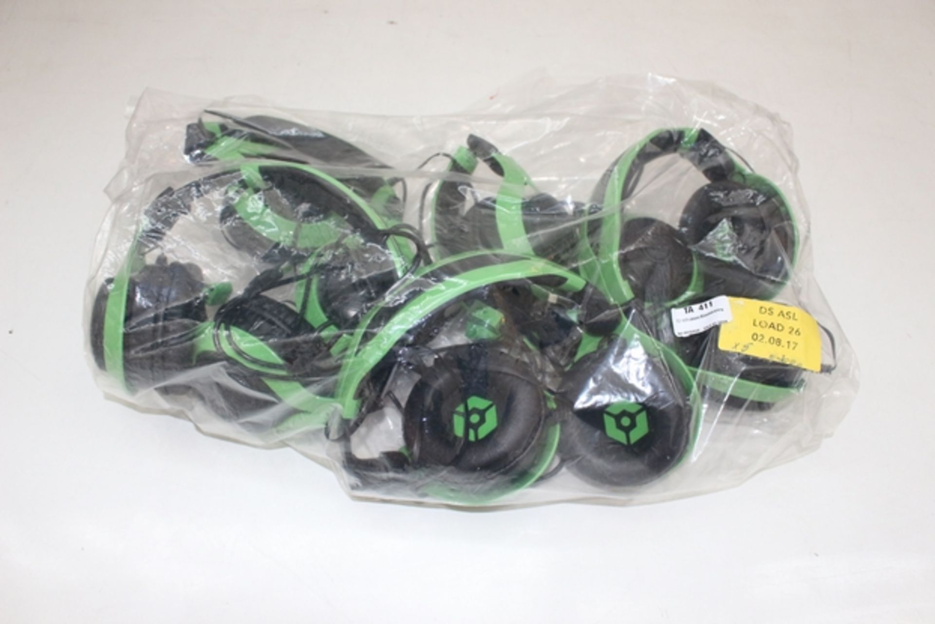 1X LOT TO CONTAIN 5 GAMING HEADSETS (DS-ASL) (26) (02/08/17)