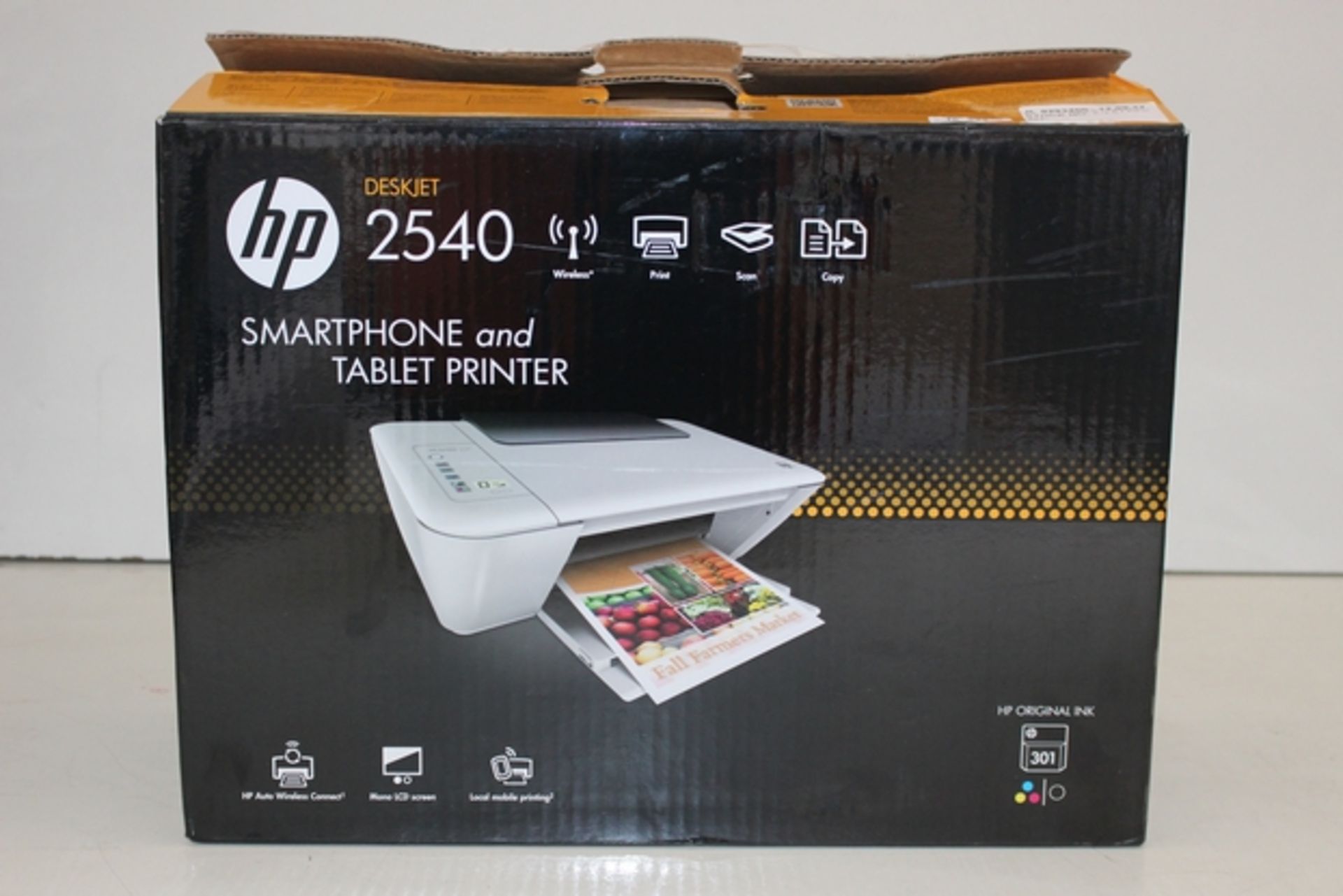1X BOXED HP DESK JET 2540 SMART PHONE AND TABLET PRINTER RRP £30 (JL-9293400) (12/09/17) (3431790)