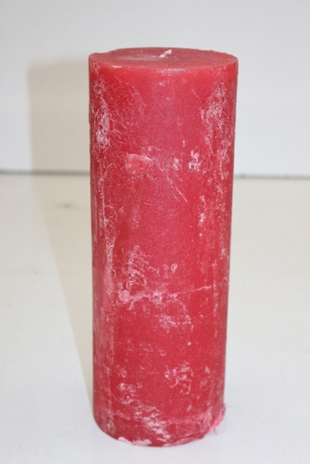 1X LOT TO CONTAIN 10 RED LARGE PILLAR CANDLES COMBINED RRP £200 (DS-TLH-A) (12.010M)